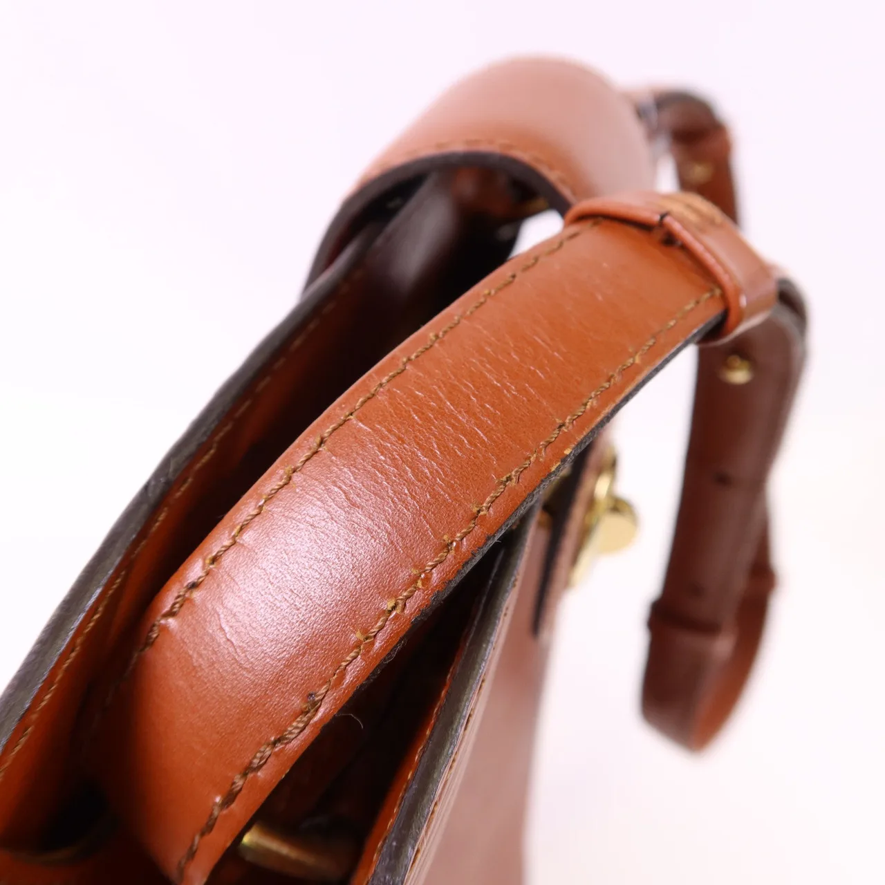 LOUIS VUITTON Cluny M52253 Shoulder Bag Calfskin 棕色 Calfskin Rank B - Thumbnail 19