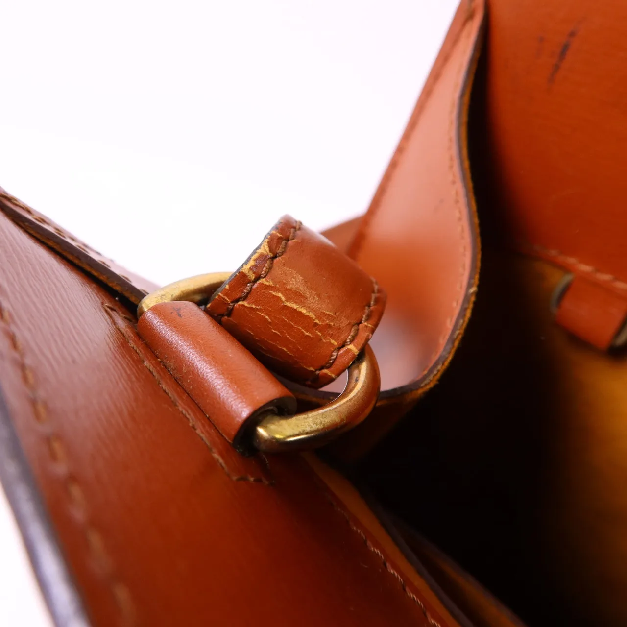 LOUIS VUITTON Cluny M52253 Shoulder Bag Calfskin 棕色 Calfskin Rank B - Thumbnail 23