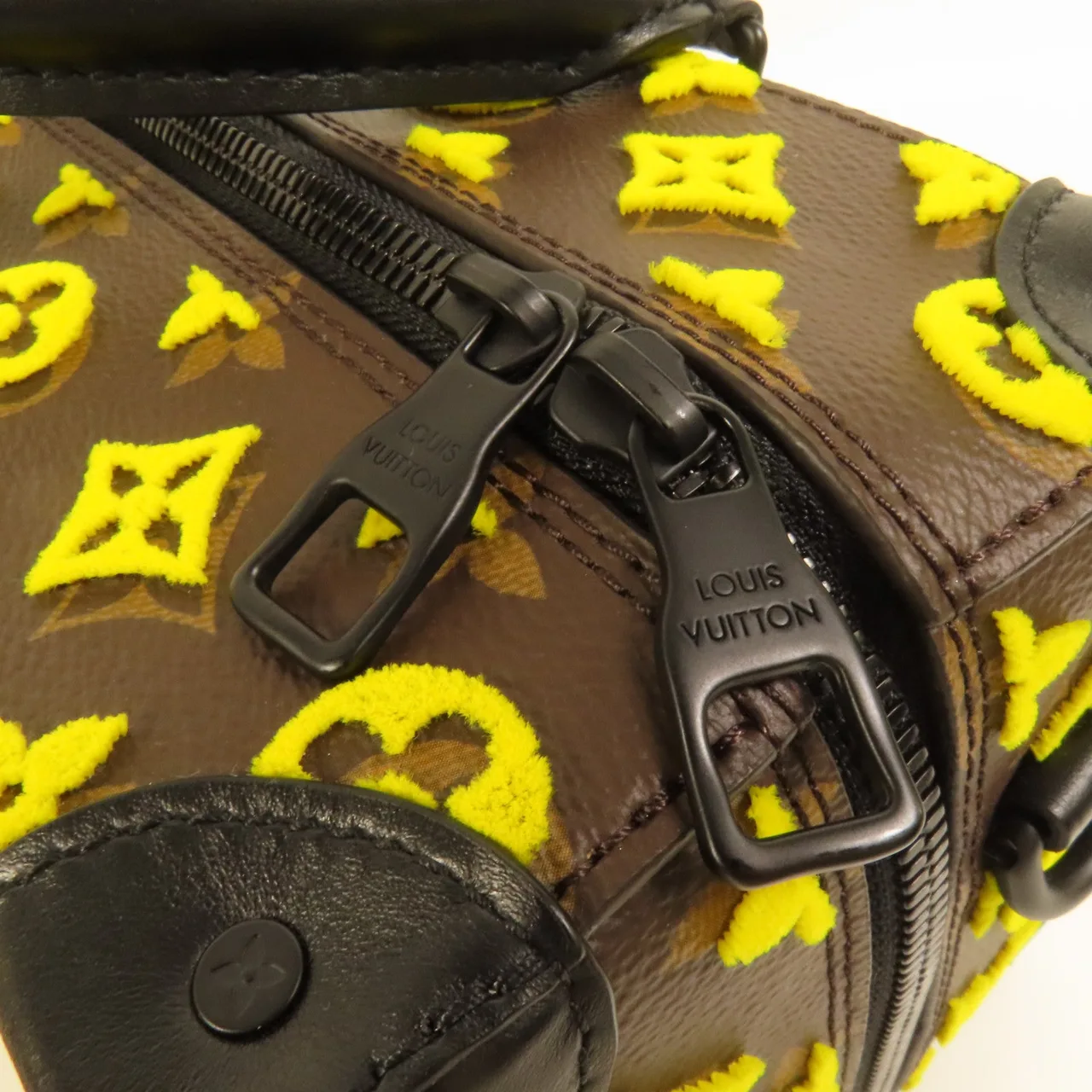 LOUIS VUITTON Speedy M45025 2-Way Bag Coated Canvas 棕色 / Brown/Yellow Coated Canvas Like New - Thumbnail 7