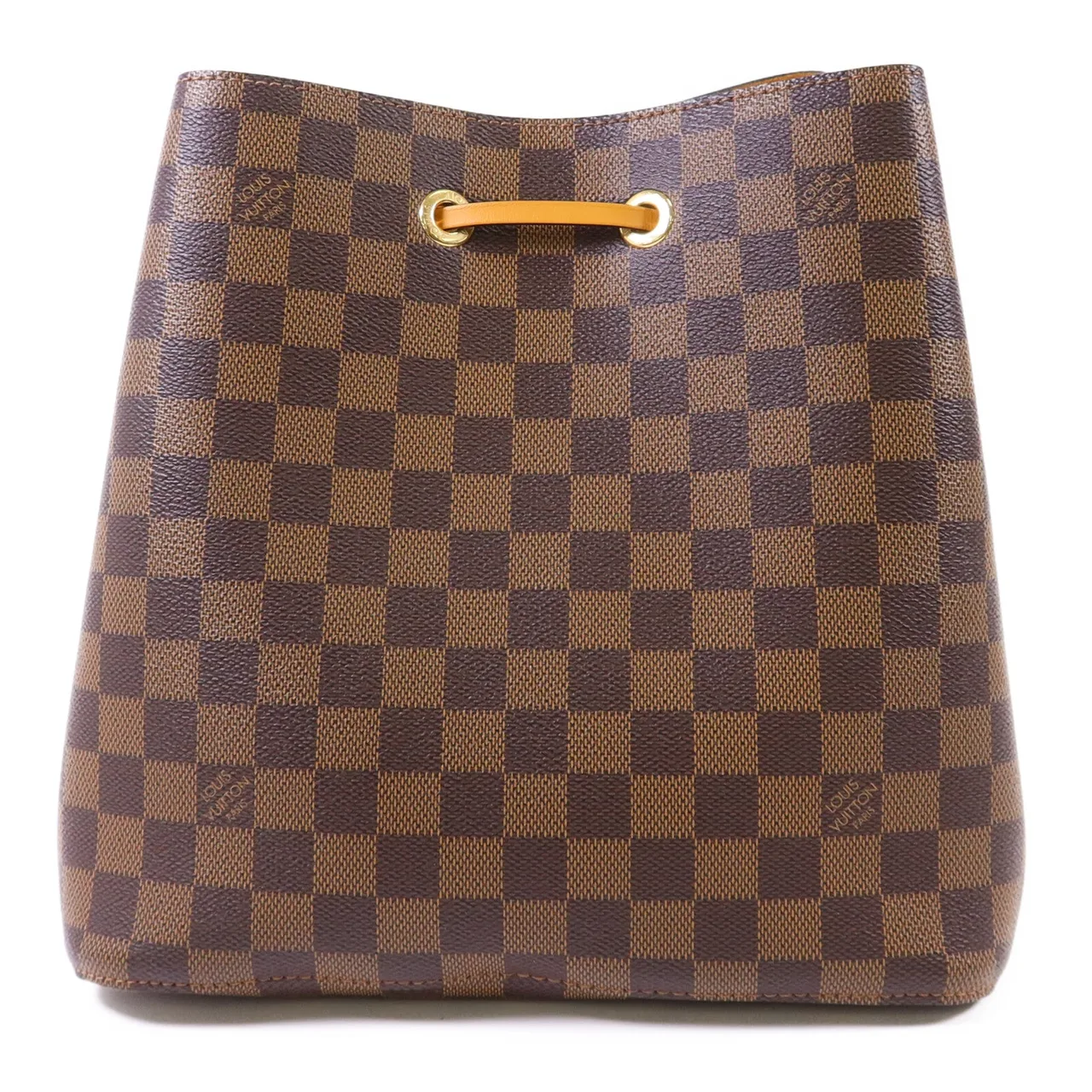 LOUIS VUITTON NeoNoe N40198 Shoulder Bag Coated Canvas 棕色 / Brown/Yellow Coated Canvas Rank A - Thumbnail 2