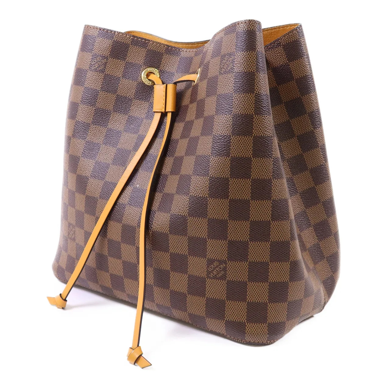 LOUIS VUITTON NeoNoe N40198 Shoulder Bag Coated Canvas 棕色 / Brown/Yellow Coated Canvas Rank A - Thumbnail 3