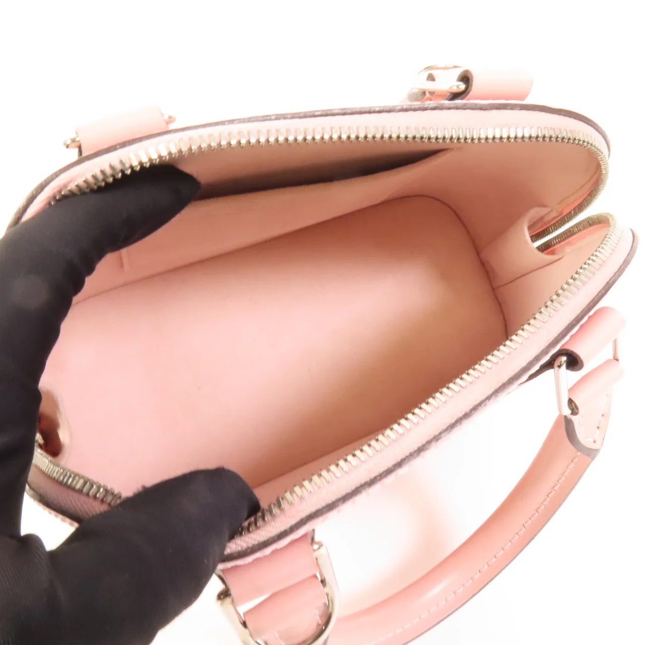 LOUIS VUITTON Alma M41327 2-Way Bag Calfskin 粉色 / Pink Calfskin Rank A - Thumbnail 6