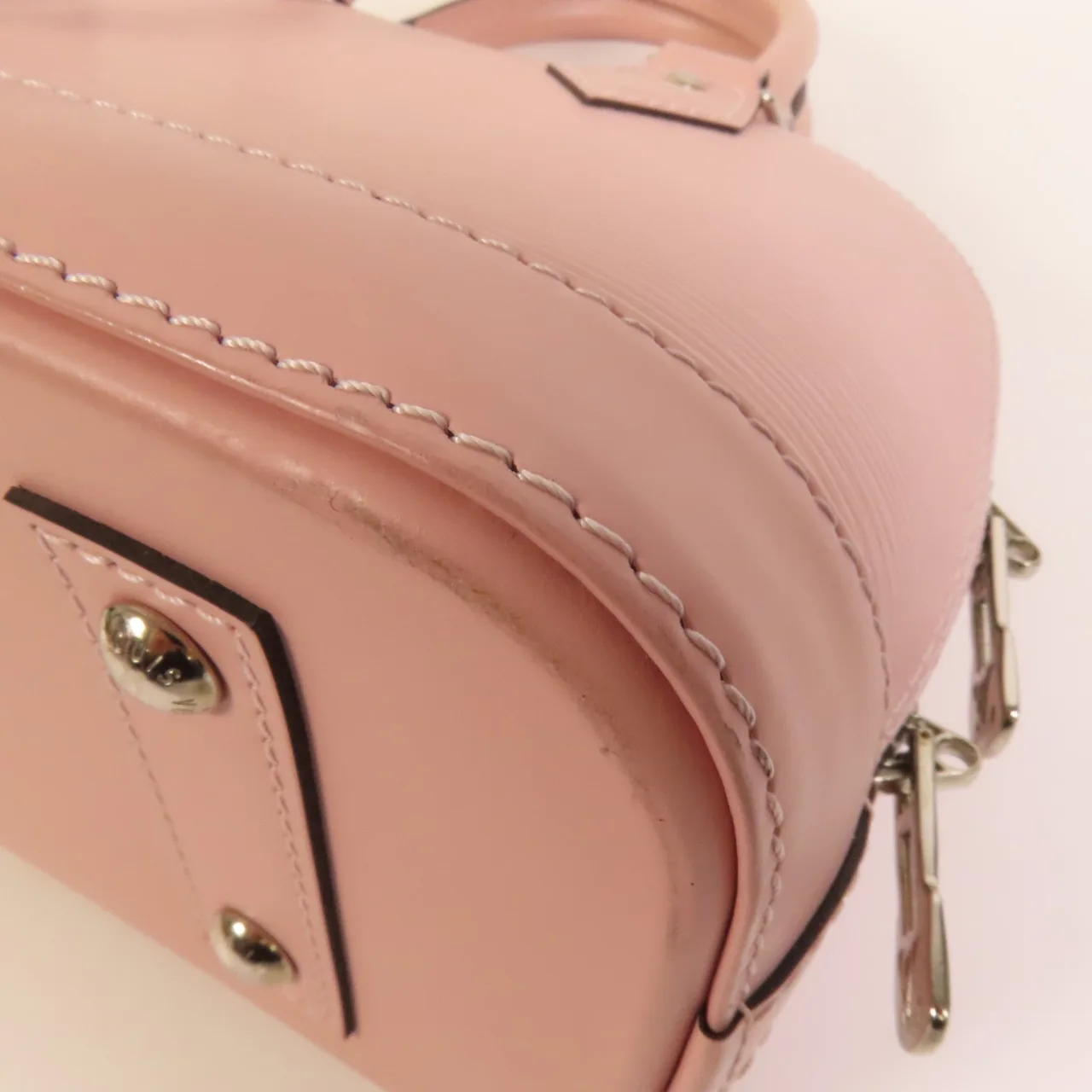 LOUIS VUITTON Alma M41327 2-Way Bag Calfskin 粉色 / Pink Calfskin Rank A - Thumbnail 14