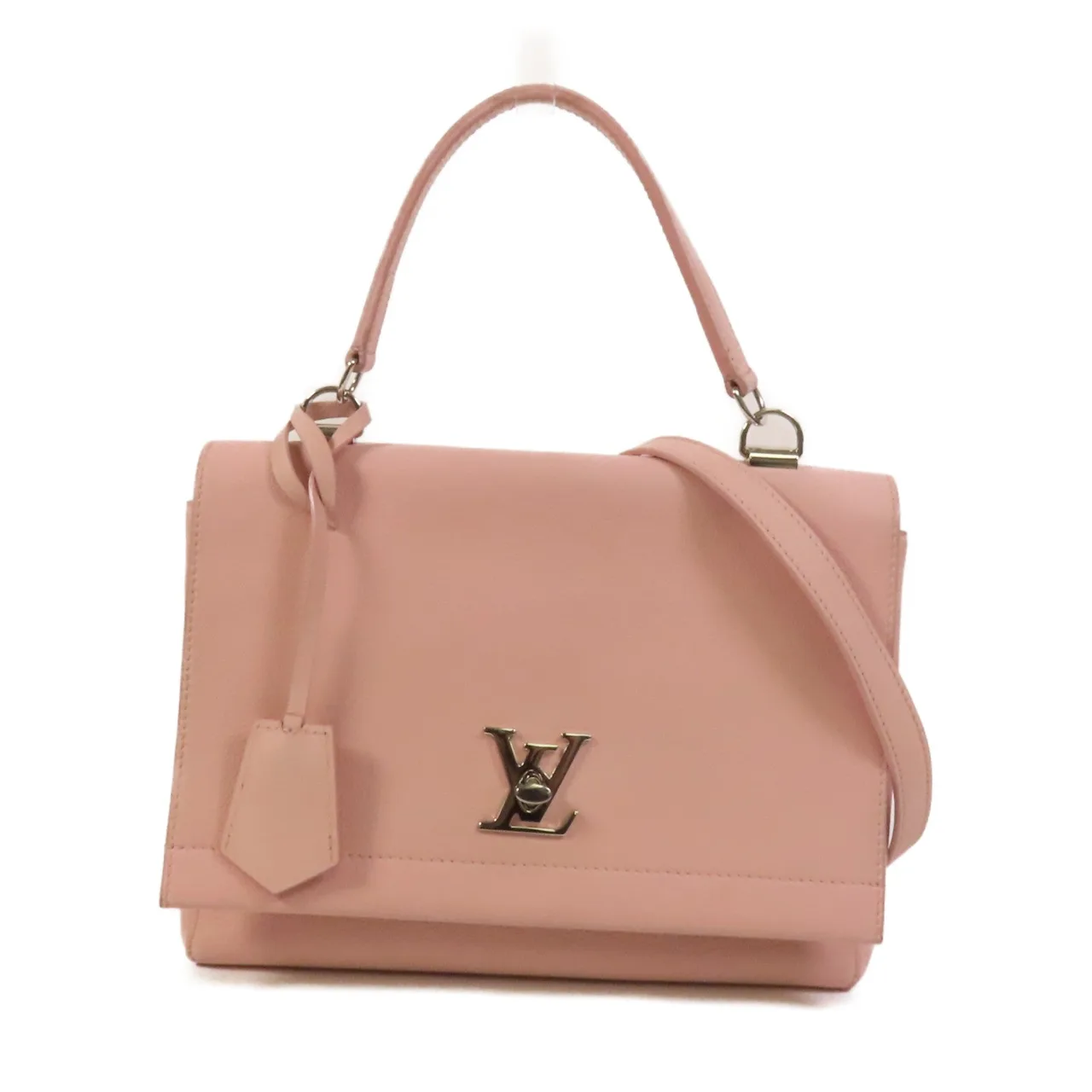 LOUIS VUITTON Lock Me M50505 2-Way Bag Calfskin 粉色 / Pink
