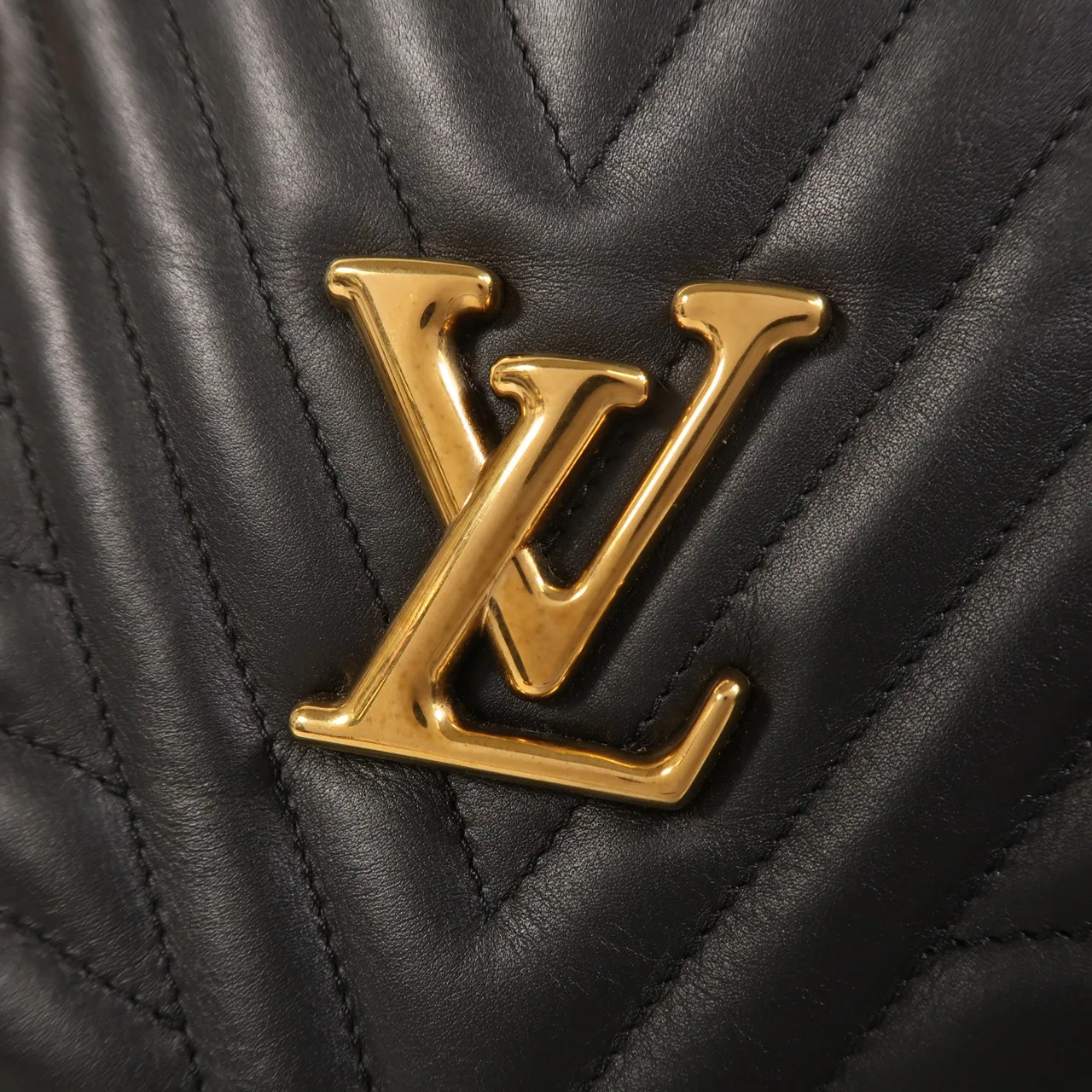 LOUIS VUITTON New Wave M51496 Shoulder Bag Calfskin 棕色 / Black Calfskin Rank B - Thumbnail 10