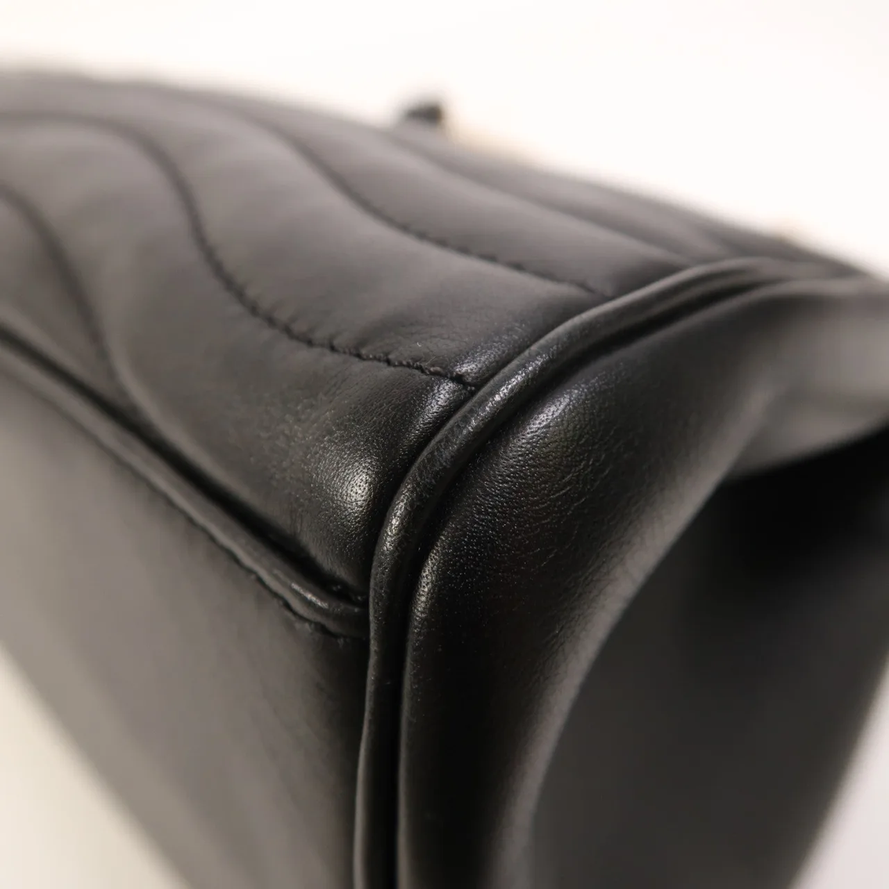 LOUIS VUITTON New Wave M51496 Shoulder Bag Calfskin 棕色 / Black Calfskin Rank B - Thumbnail 13