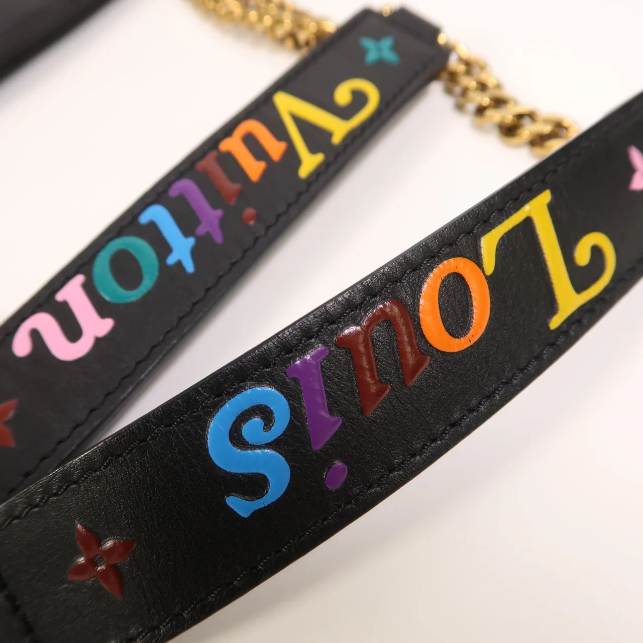 LOUIS VUITTON New Wave M51496 Shoulder Bag Calfskin 棕色 / Black Calfskin Rank B - Thumbnail 16