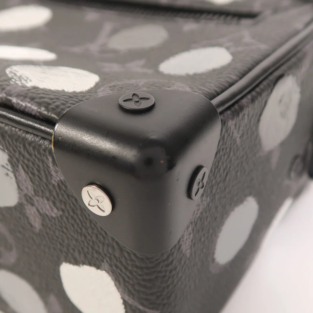 LOUIS VUITTON Soft Trunk M81936 Shoulder Bag Coated Canvas 黑色 / Black Coated Canvas Rank A - Thumbnail 8