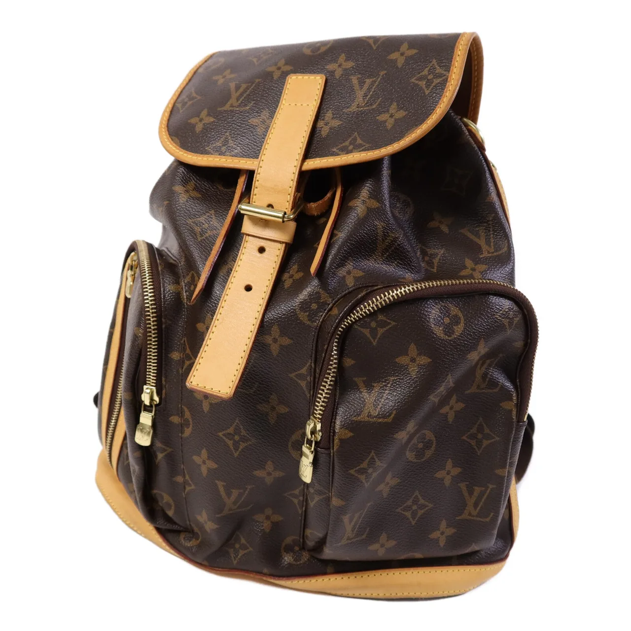 LOUIS VUITTON M40107 Backpack Coated Canvas 棕色 / Brown Coated Canvas Rank A - Thumbnail 3