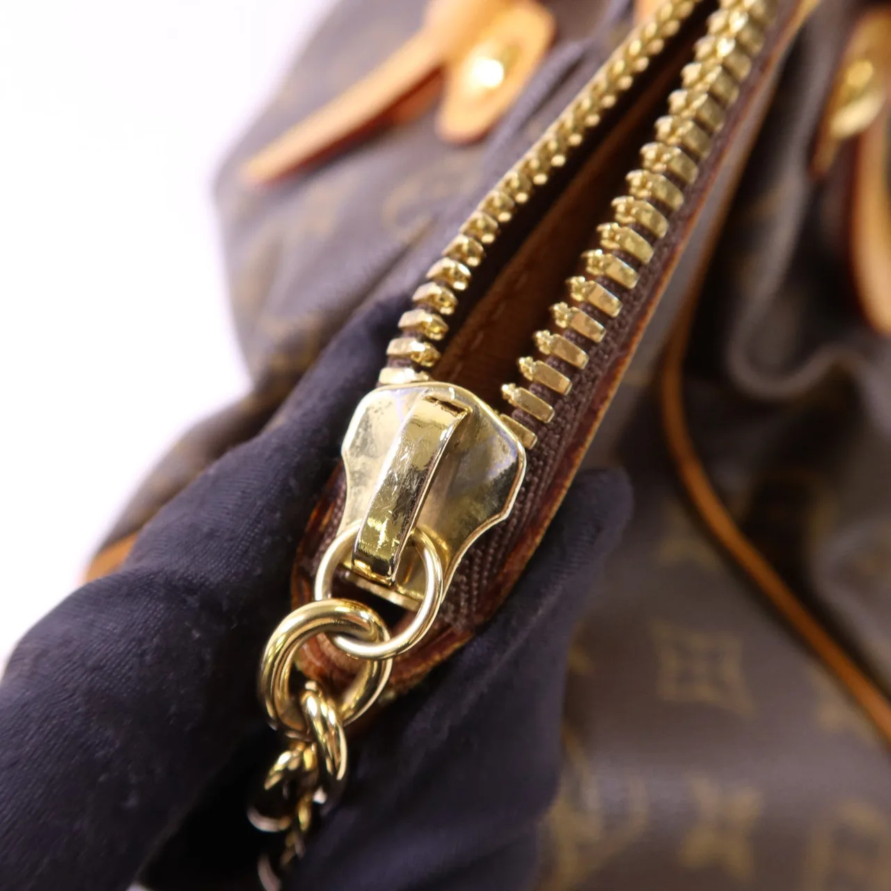 LOUIS VUITTON Tivoli M40144 肩背包 塗層帆布 棕色 塗層帆布 中古品B - 縮圖 9