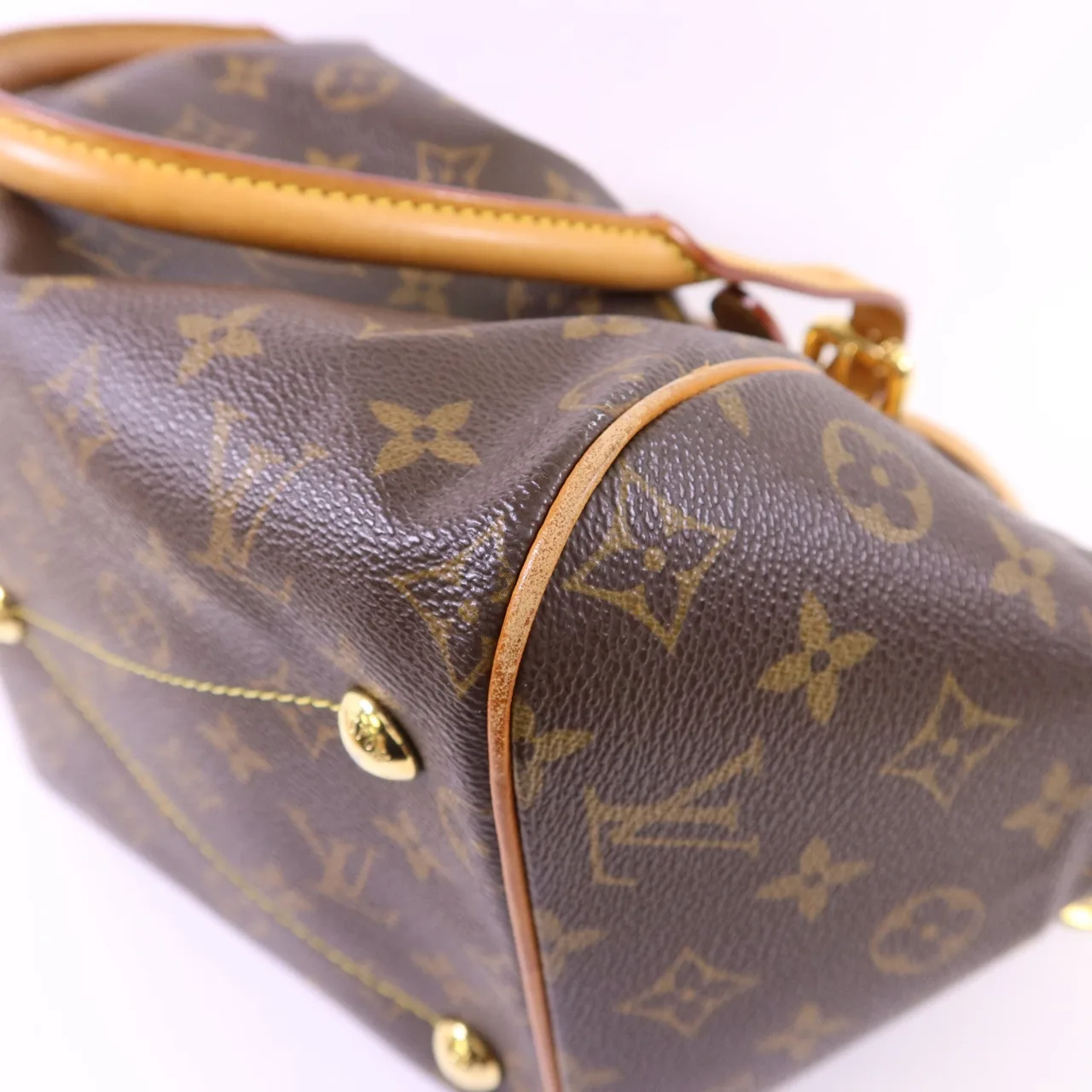 LOUIS VUITTON Tivoli M40144 肩背包 塗層帆布 棕色 塗層帆布 中古品B - 縮圖 11