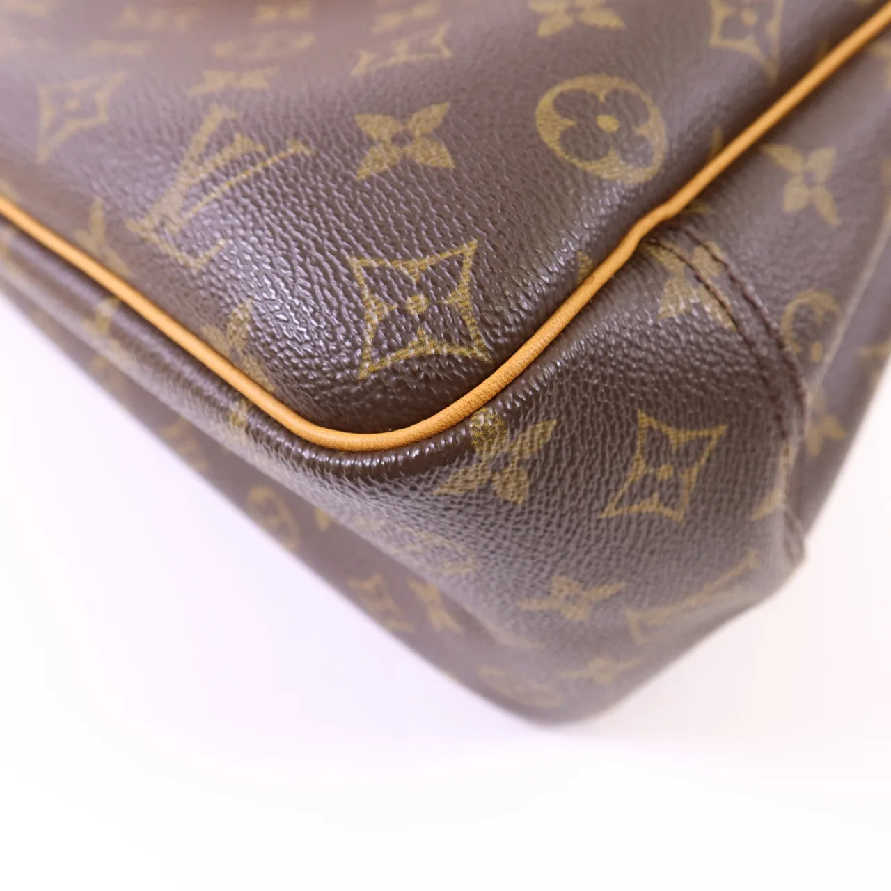 LOUIS VUITTON Deauville M47270 Handbag Coated Canvas 棕色 Coated Canvas Rank B - Thumbnail 11