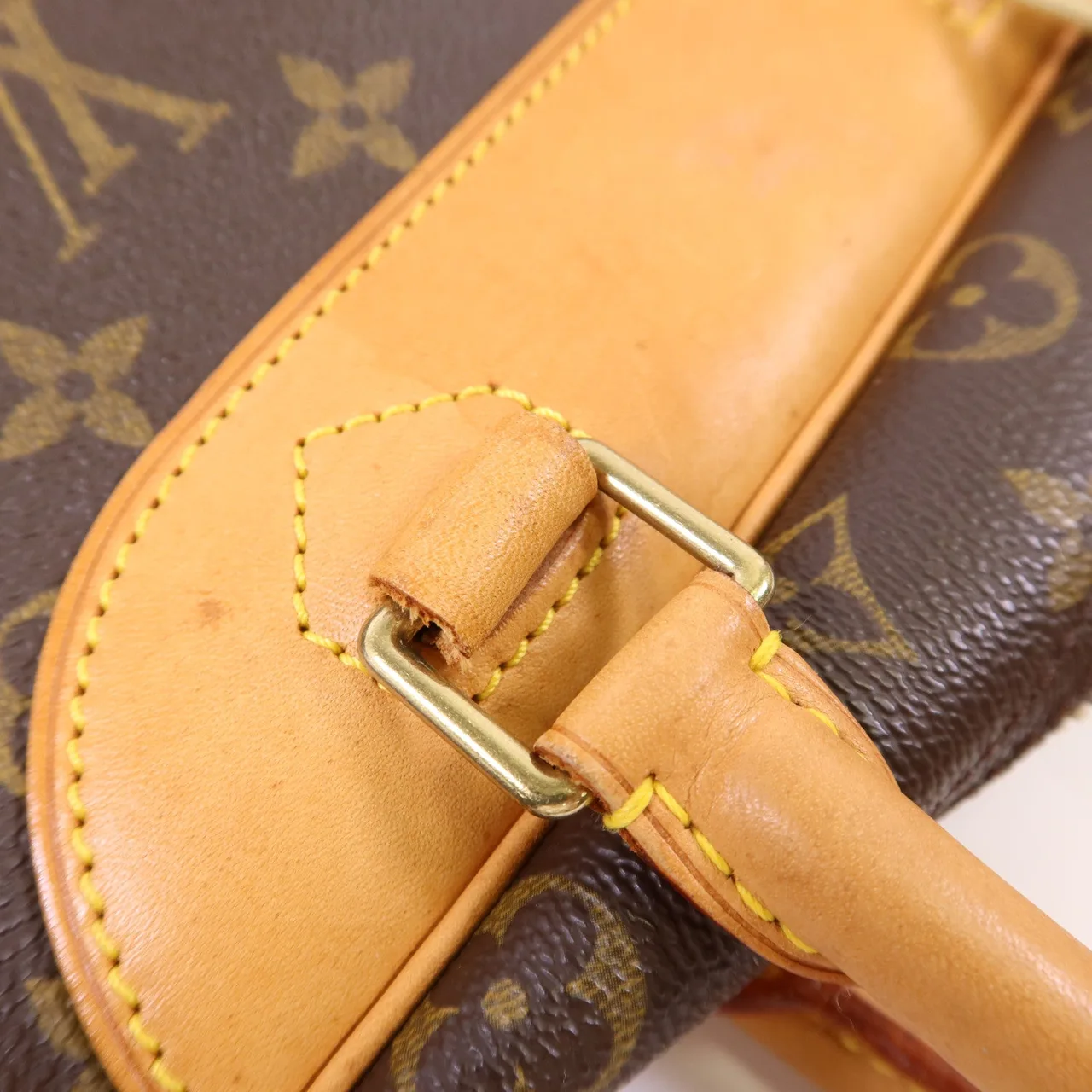 LOUIS VUITTON Deauville M47270 Handbag Coated Canvas 棕色 Coated Canvas Rank B - Thumbnail 16