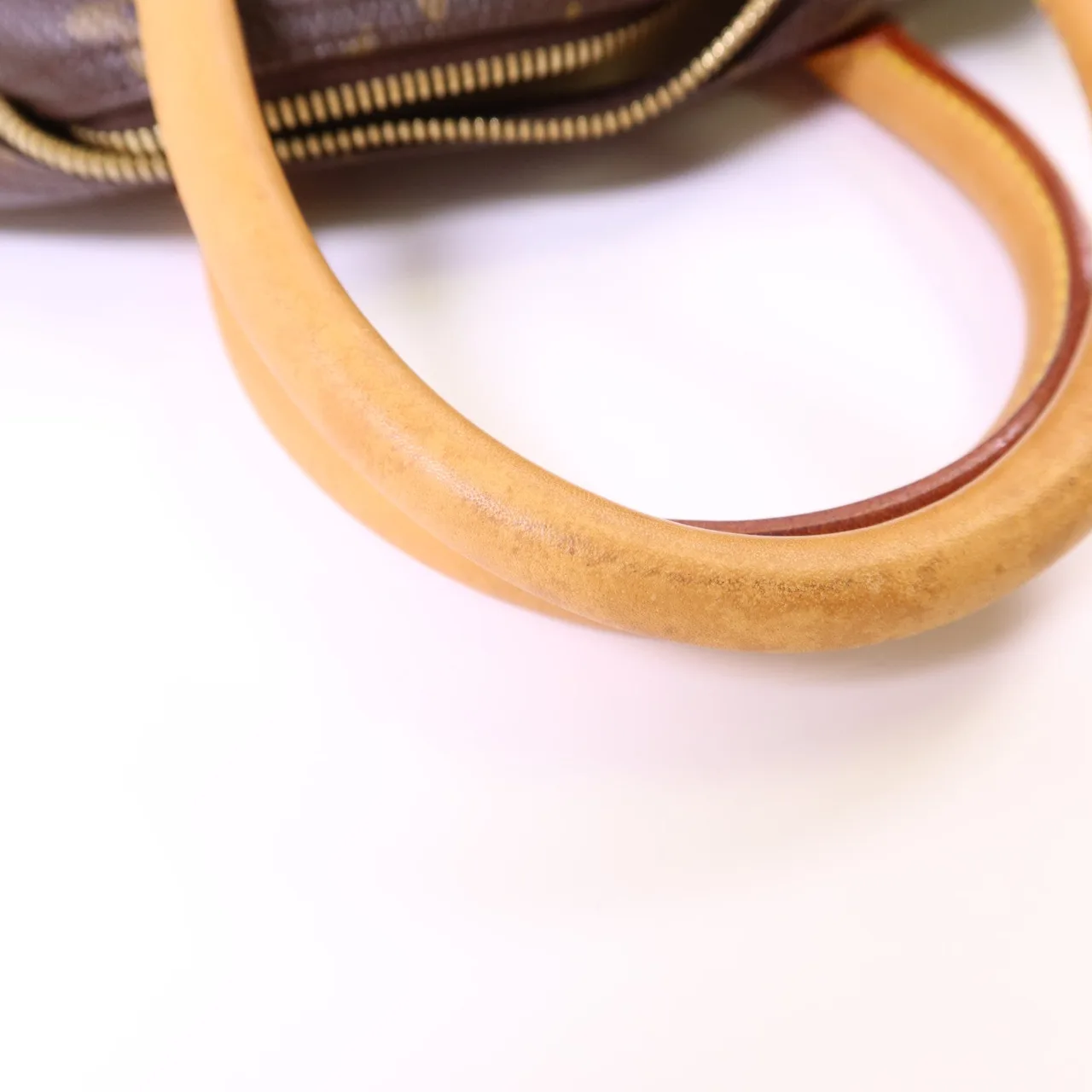 LOUIS VUITTON Deauville M47270 Handbag Coated Canvas 棕色 Coated Canvas Rank B - Thumbnail 20