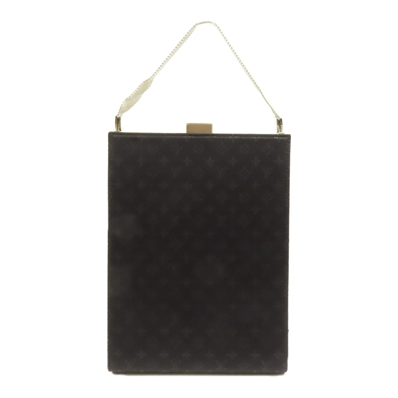 LOUIS VUITTON M92100 手提包 x Satin 黑色 / Black x Satin 中古品A - 縮圖 2