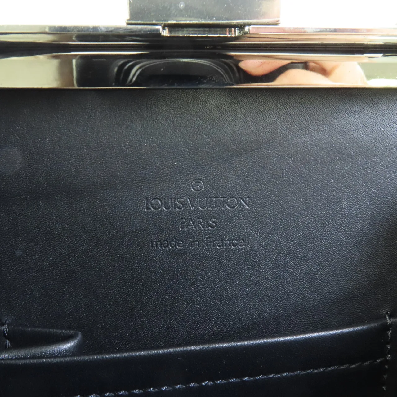 LOUIS VUITTON M92100 手提包 x Satin 黑色 / Black x Satin 中古品A - 縮圖 8