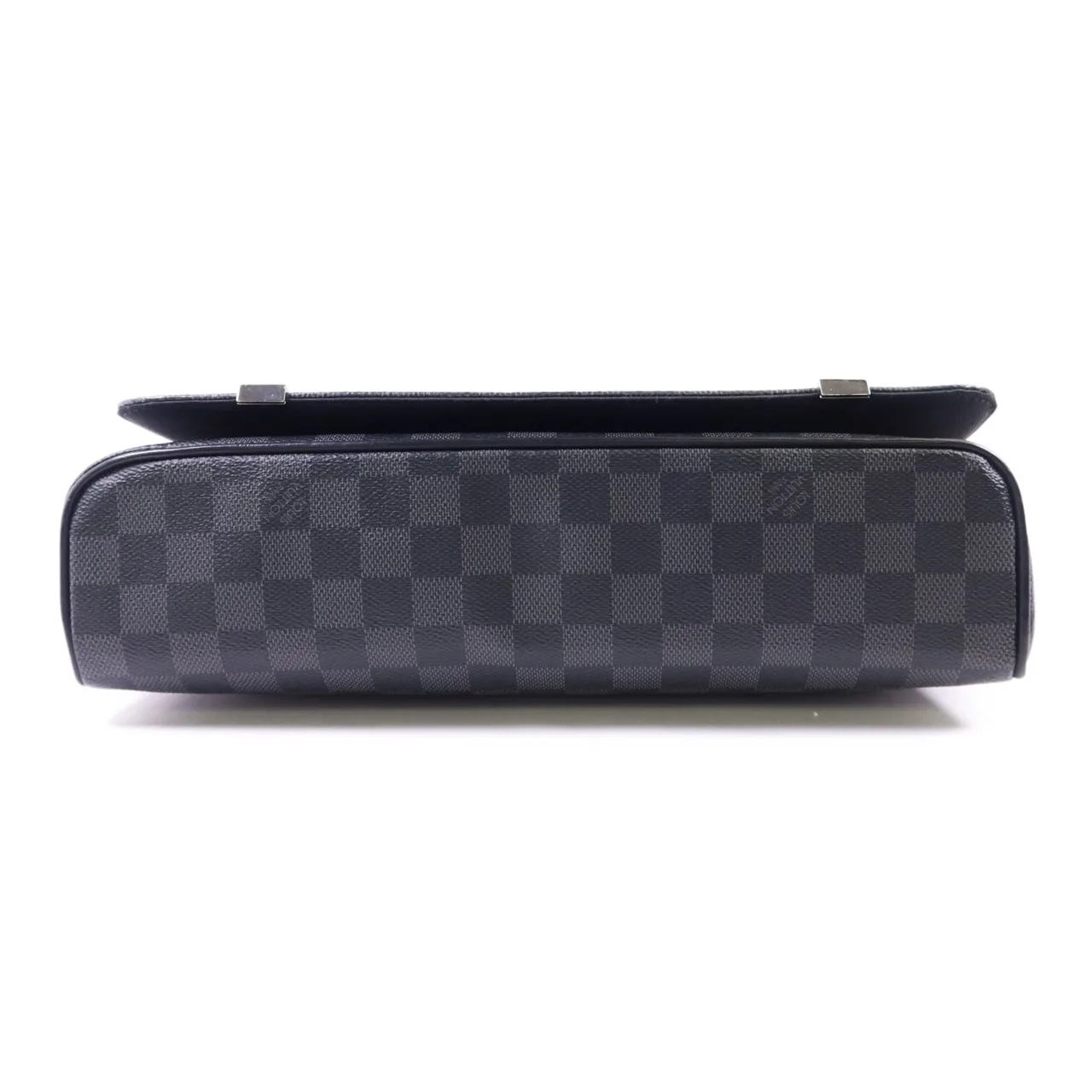 LOUIS VUITTON District N41029 肩背包 塗層帆布 黑色 / Black 塗層帆布 中古品A - 縮圖 4