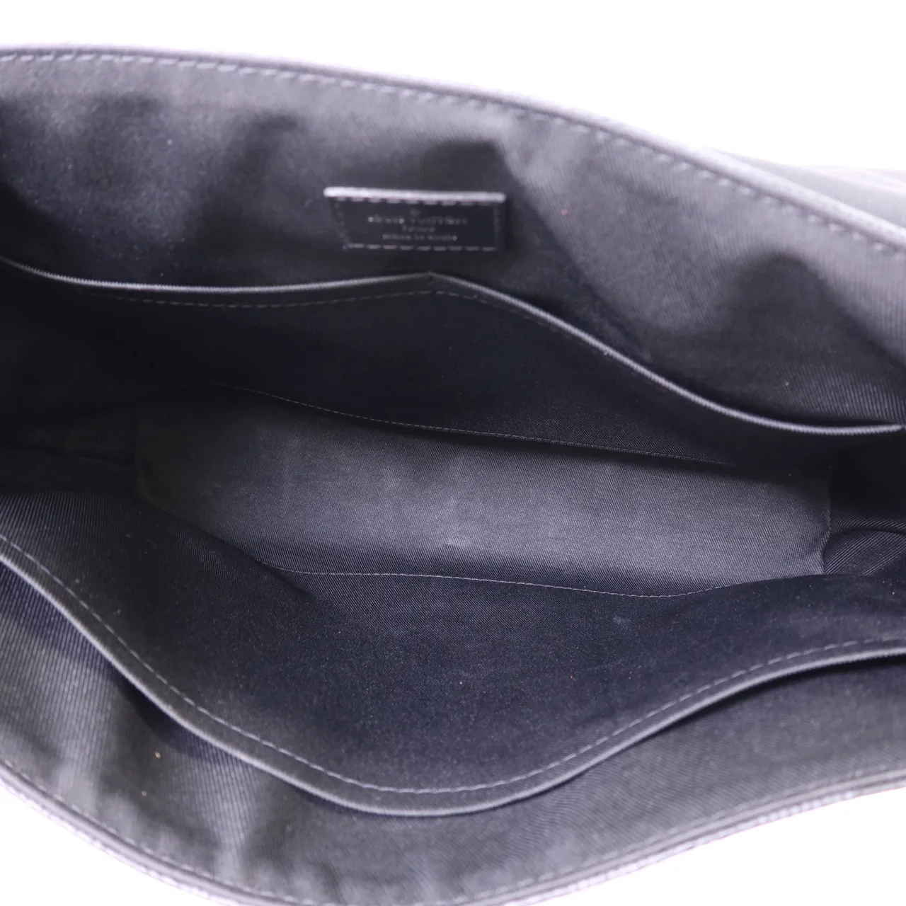 LOUIS VUITTON District N41029 肩背包 塗層帆布 黑色 / Black 塗層帆布 中古品A - 縮圖 6