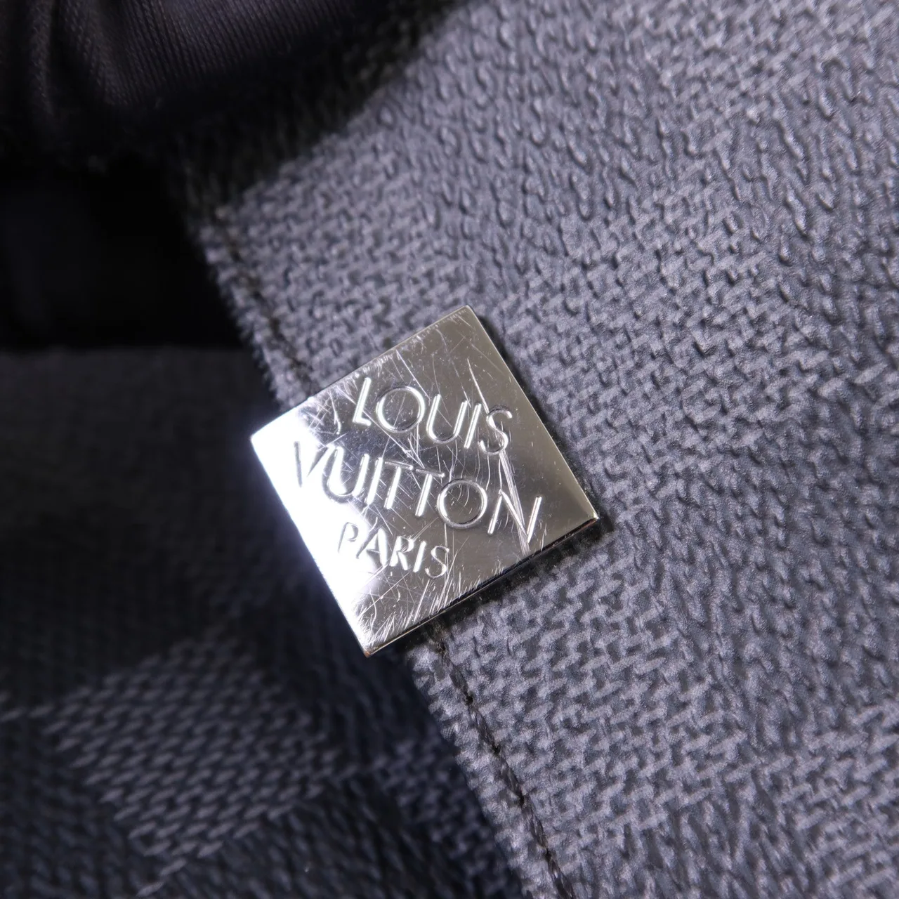 LOUIS VUITTON District N41029 肩背包 塗層帆布 黑色 / Black 塗層帆布 中古品A - 縮圖 10