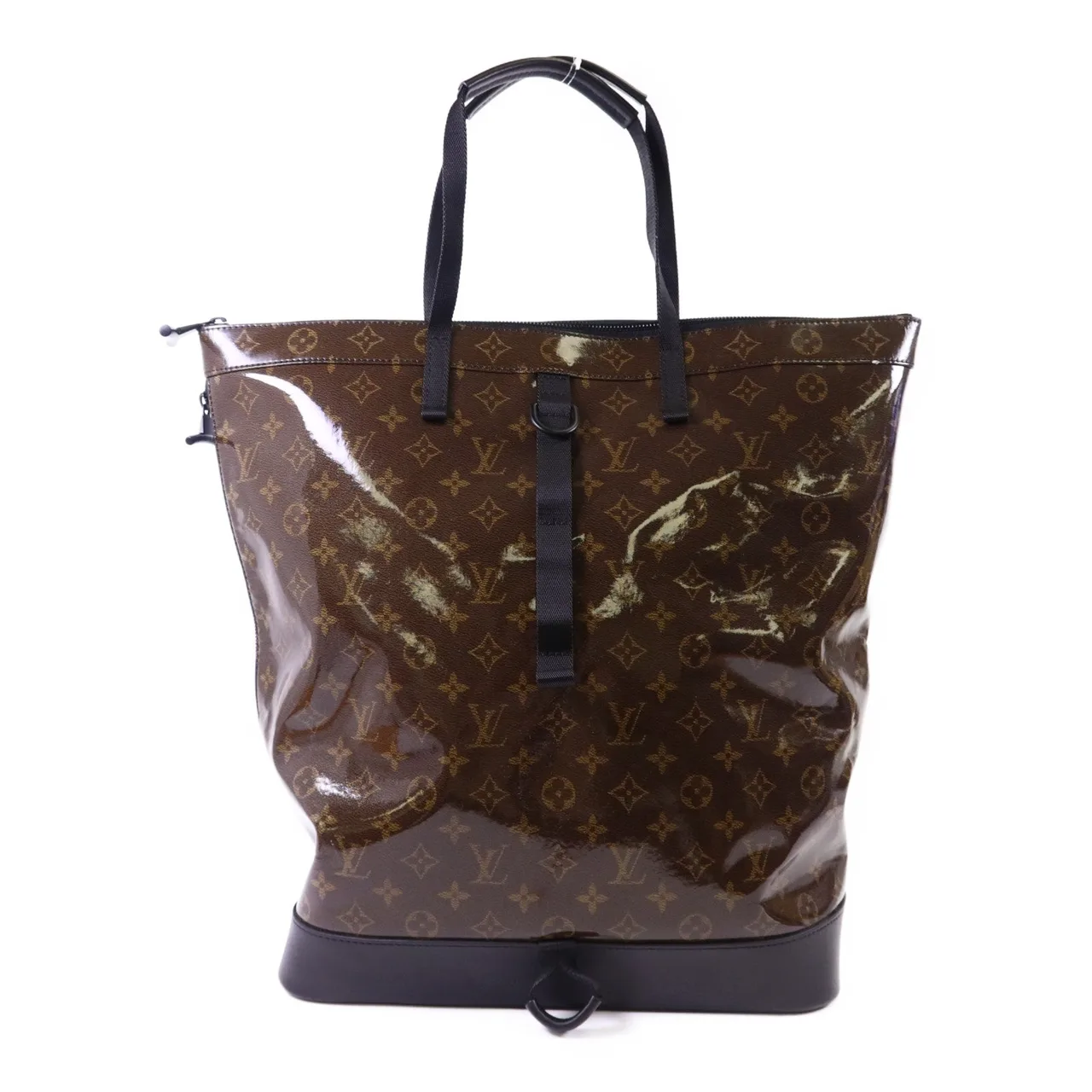 LOUIS VUITTON M43890 Backpack Coated Canvas 棕色 / 黑色