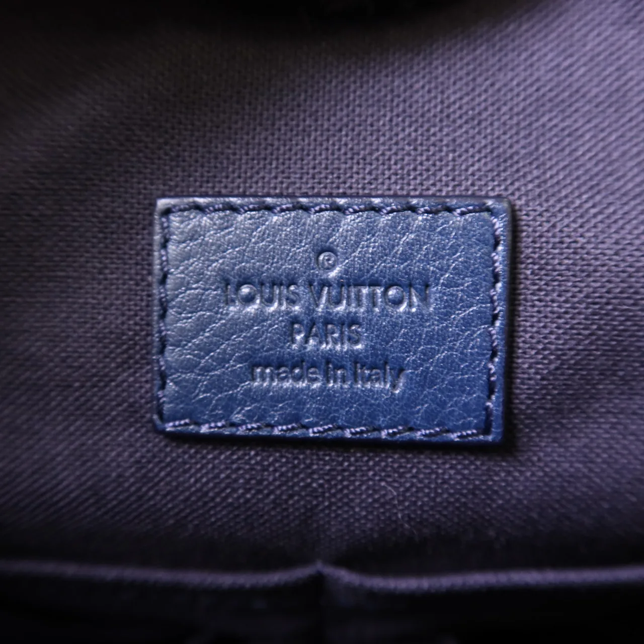 LOUIS VUITTON N41236 肩背包 塗層帆布 棕色 / 藍色 塗層帆布 中古品A - 縮圖 7