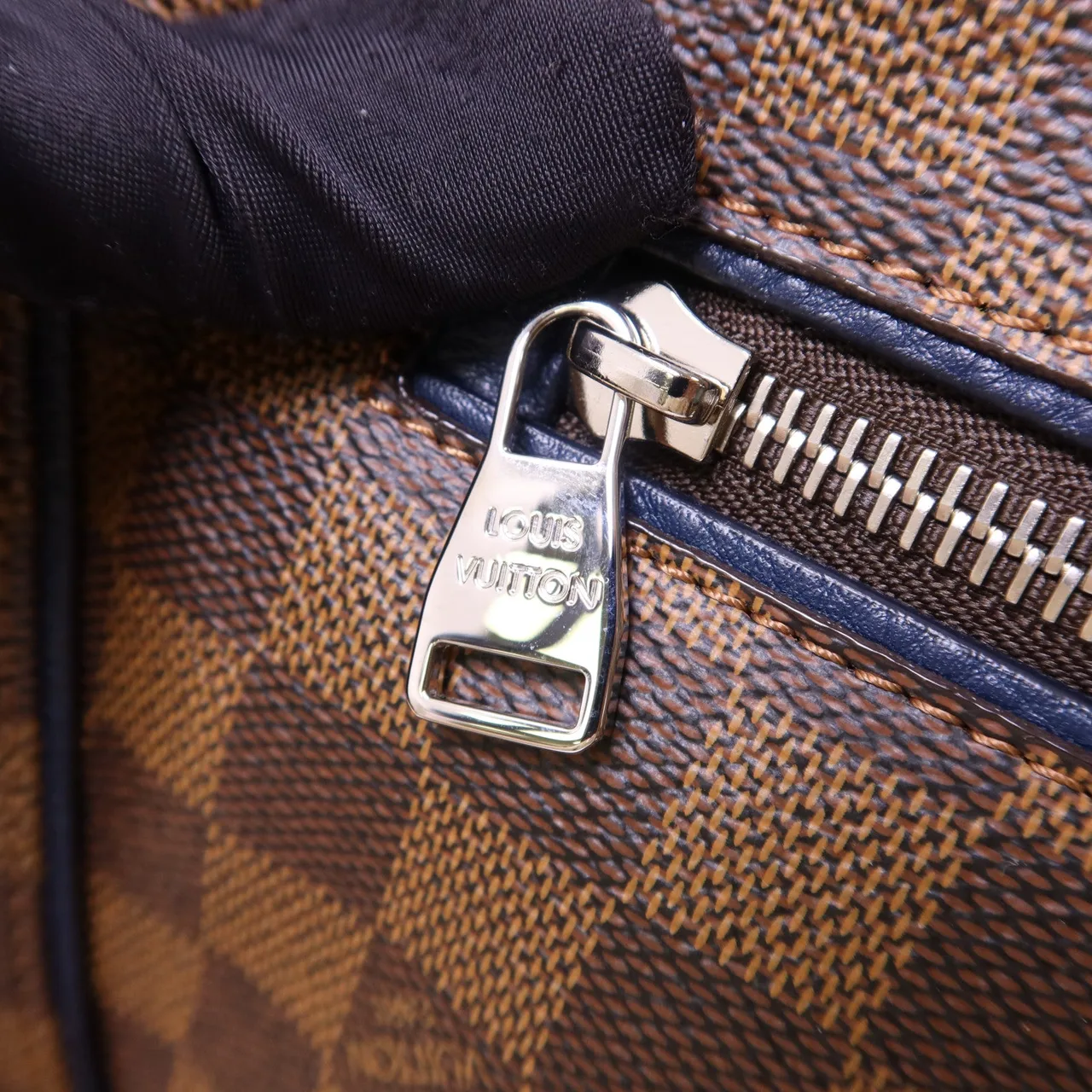 LOUIS VUITTON N41236 肩背包 塗層帆布 棕色 / 藍色 塗層帆布 中古品A - 縮圖 15