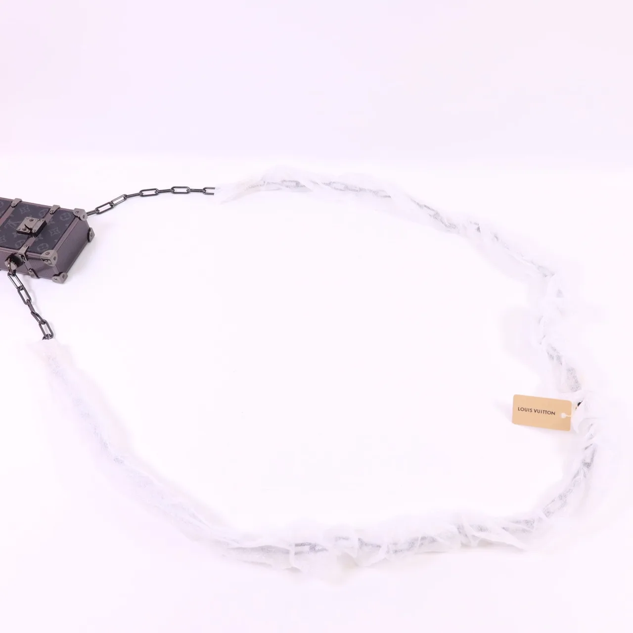 LOUIS VUITTON Trunk M80222 肩背包 塗層帆布 黑色 塗層帆布 新品同様 - 縮圖 5