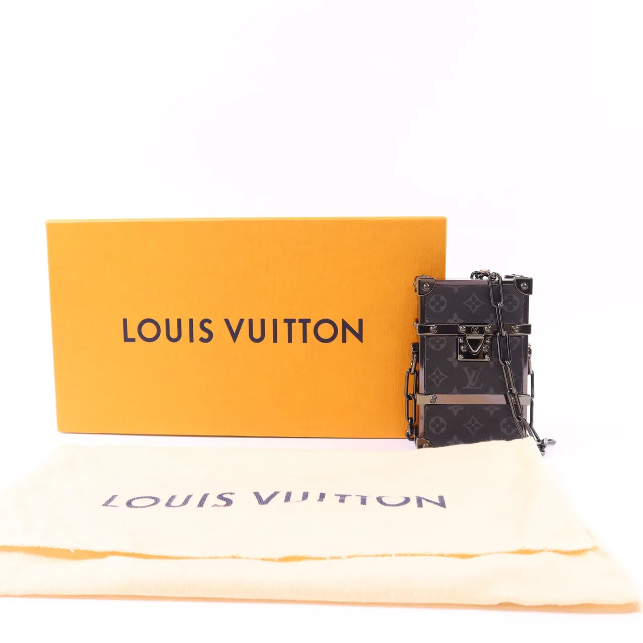 LOUIS VUITTON Trunk M80222 肩背包 塗層帆布 黑色 塗層帆布 新品同様 - 縮圖 15