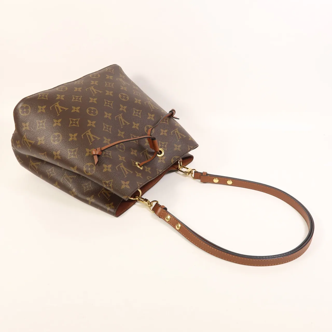 LOUIS VUITTON NeoNoe M44887 兩用包 塗層帆布 棕色 / Brown 塗層帆布 中古品A - 縮圖 7