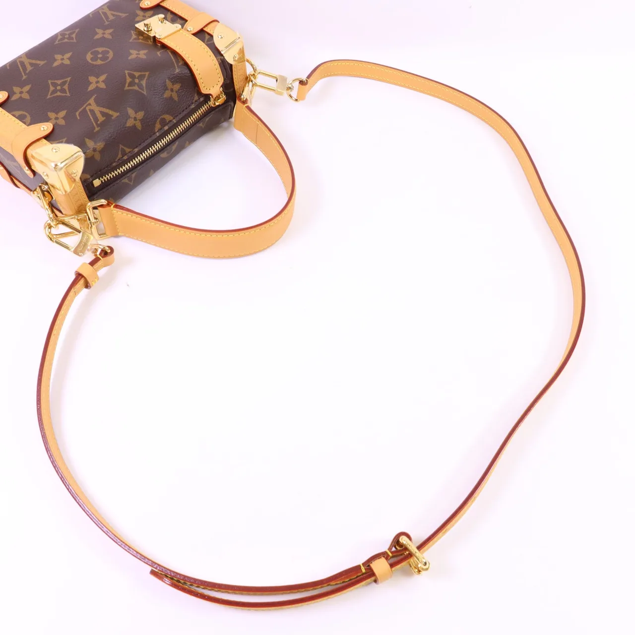 LOUIS VUITTON Side Trunk M46815 兩用包 塗層帆布 棕色 塗層帆布 新品同様 - 縮圖 5