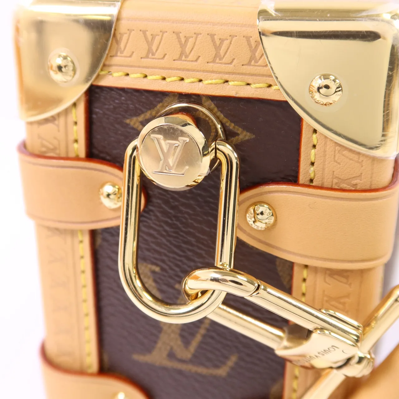 LOUIS VUITTON Side Trunk M46815 兩用包 塗層帆布 棕色 塗層帆布 新品同様 - 縮圖 8