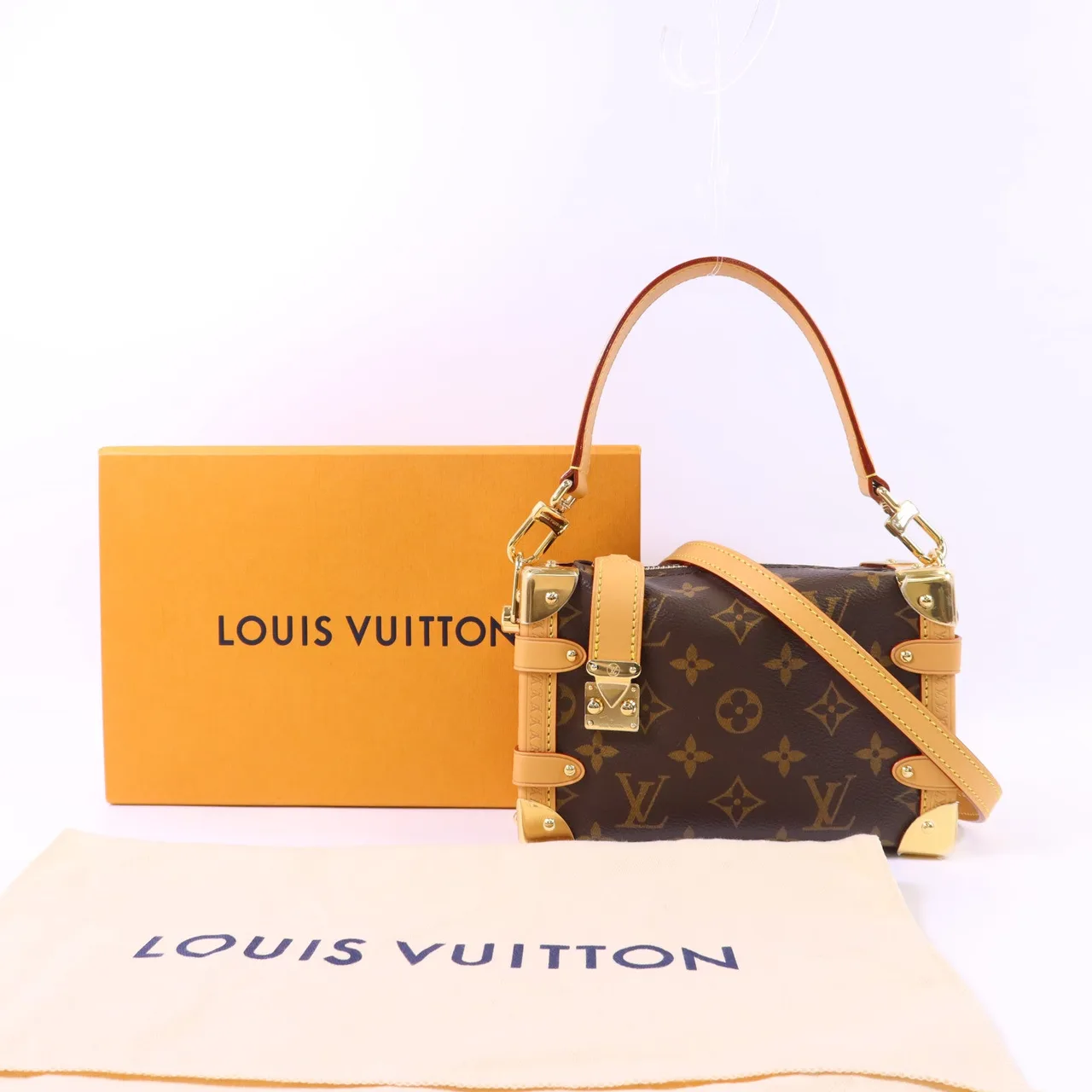 LOUIS VUITTON Side Trunk M46815 兩用包 塗層帆布 棕色 塗層帆布 新品同様 - 縮圖 14