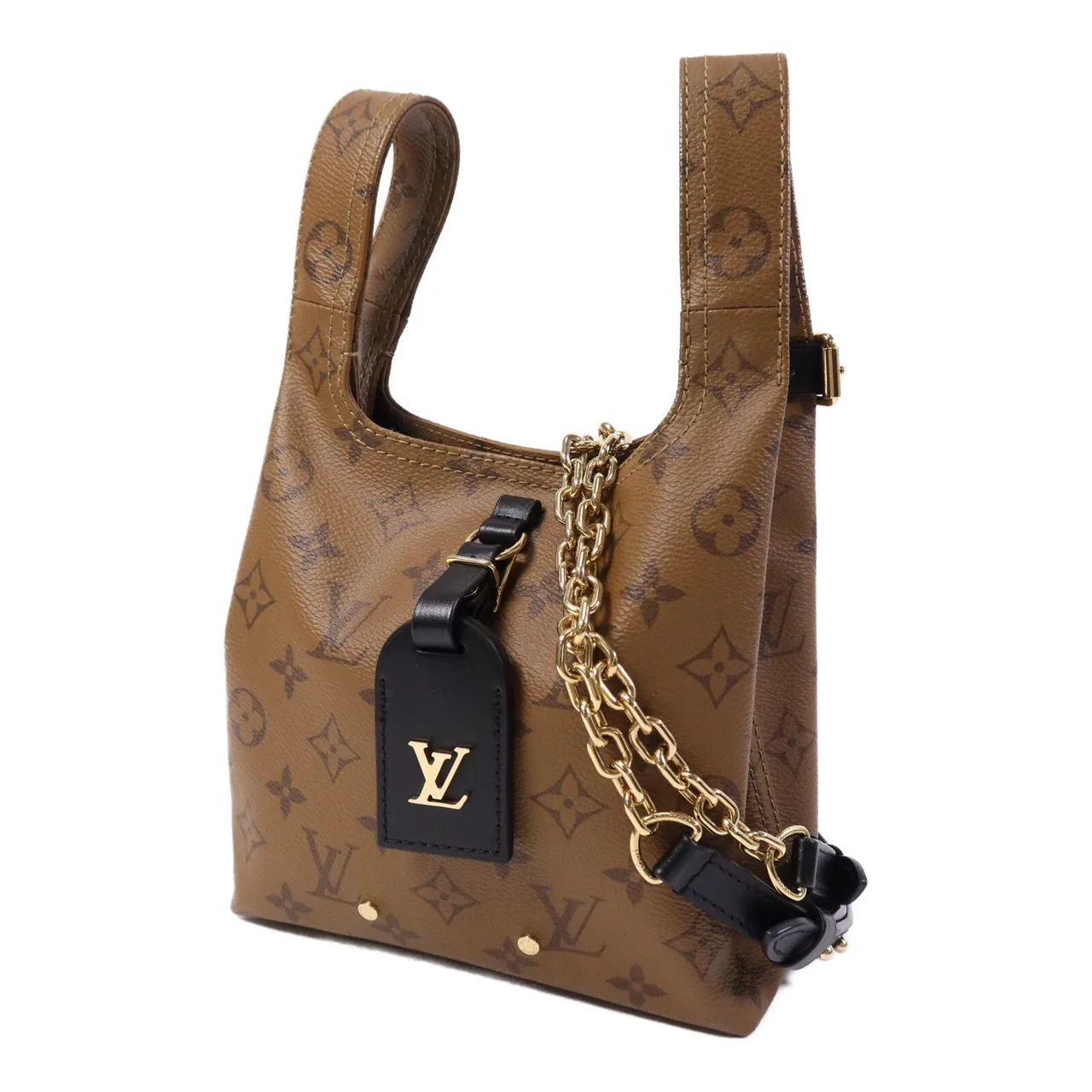 LOUIS VUITTON M46816 2-Way Bag Coated Canvas 棕色 Coated Canvas Rank A - Thumbnail 3