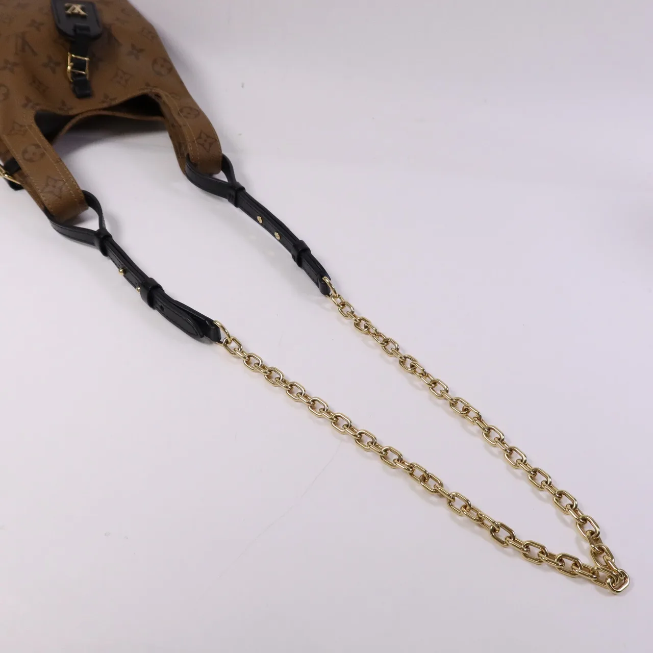 LOUIS VUITTON M46816 2-Way Bag Coated Canvas 棕色 Coated Canvas Rank A - Thumbnail 8