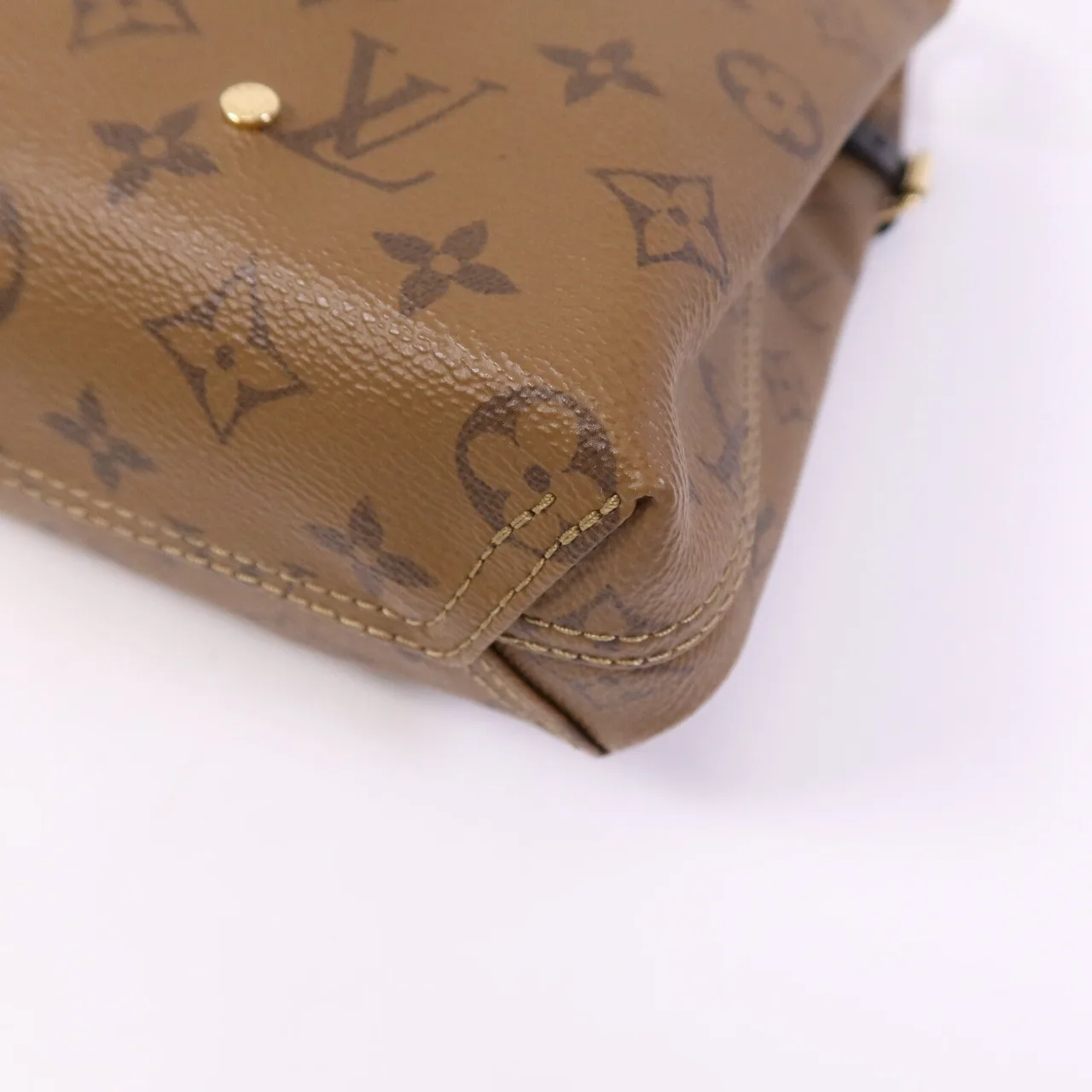 LOUIS VUITTON M46816 2-Way Bag Coated Canvas 棕色 Coated Canvas Rank A - Thumbnail 10