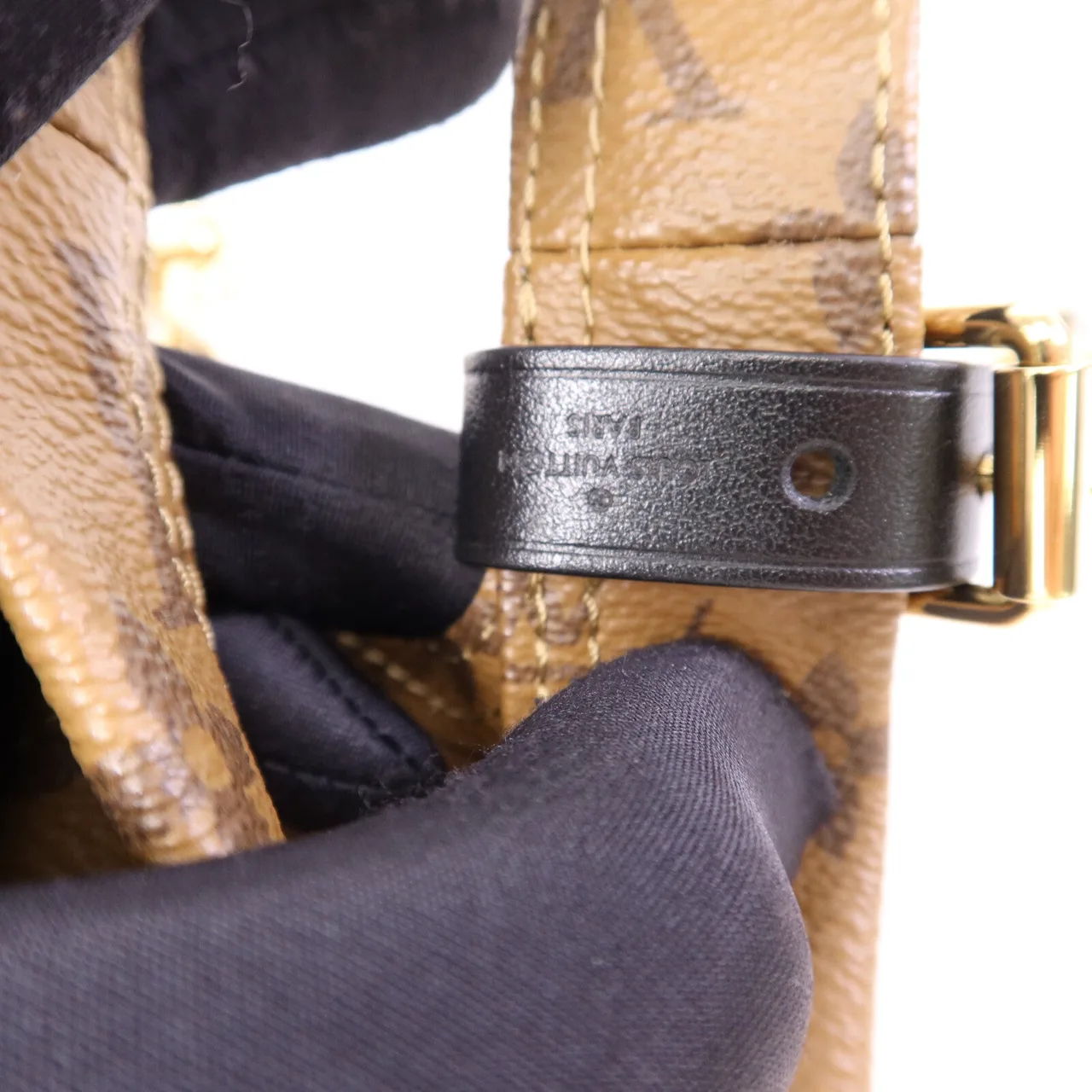 LOUIS VUITTON M46816 2-Way Bag Coated Canvas 棕色 Coated Canvas Rank A - Thumbnail 14