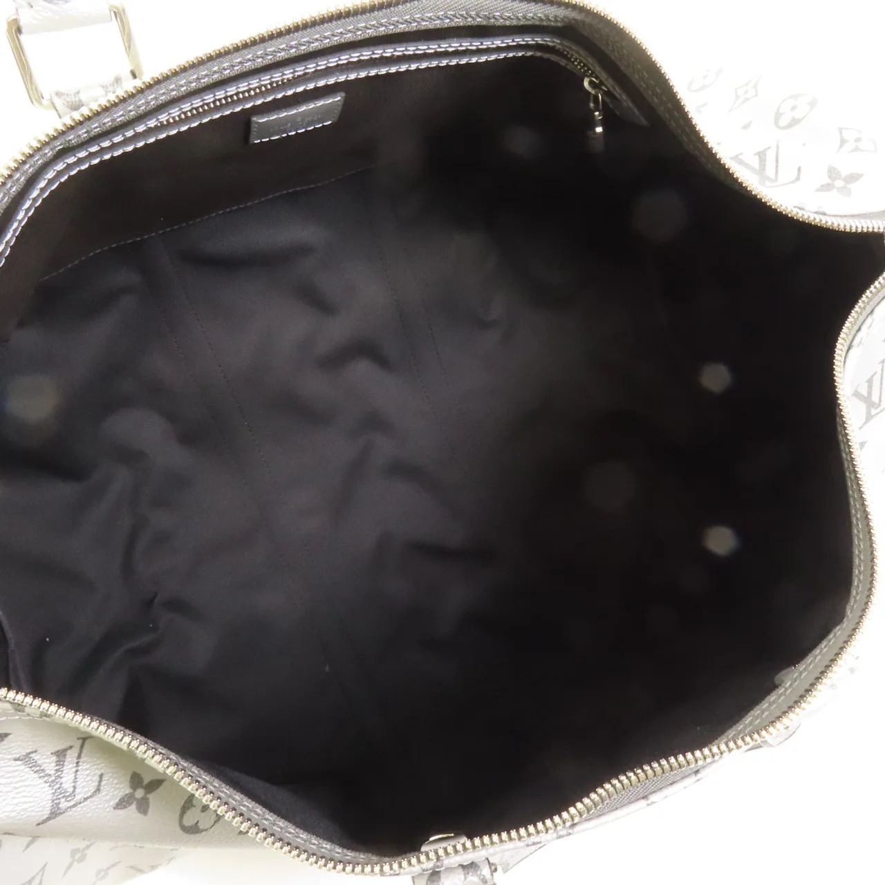 LOUIS VUITTON Keepall M43848 兩用包 塗層帆布 銀色 塗層帆布 中古品A - 縮圖 5