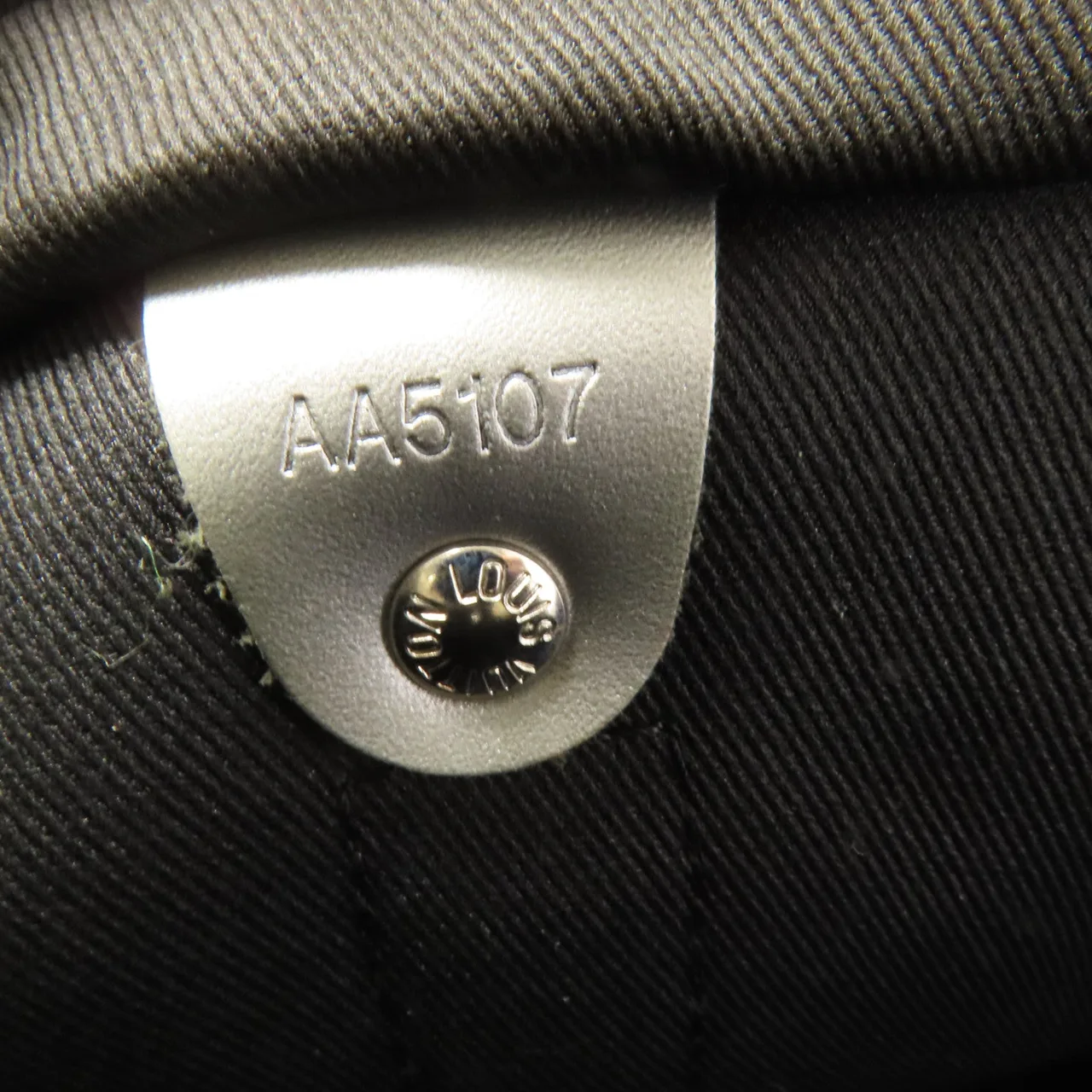 LOUIS VUITTON Keepall M43848 兩用包 塗層帆布 銀色 塗層帆布 中古品A - 縮圖 11