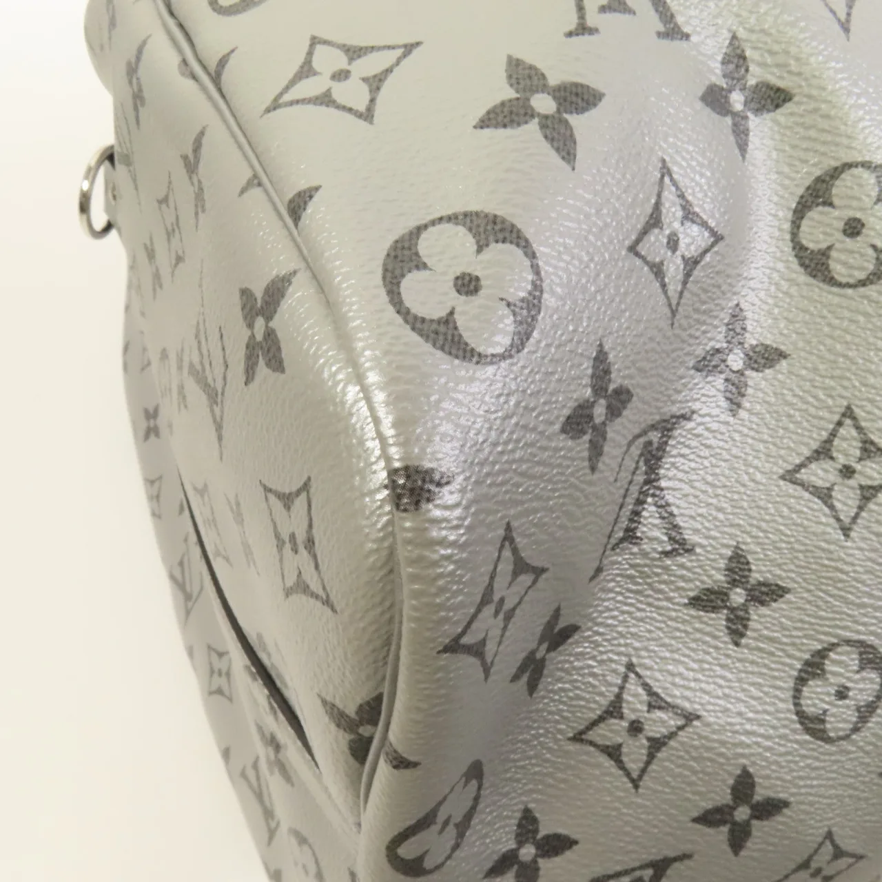 LOUIS VUITTON Keepall M43848 兩用包 塗層帆布 銀色 塗層帆布 中古品A - 縮圖 16