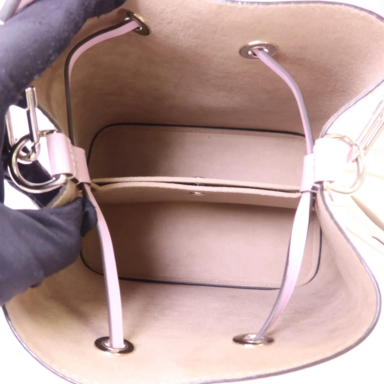 LOUIS VUITTON NeoNoe M20777 兩用包 牛皮 粉色 牛皮 中古品A - 縮圖 6