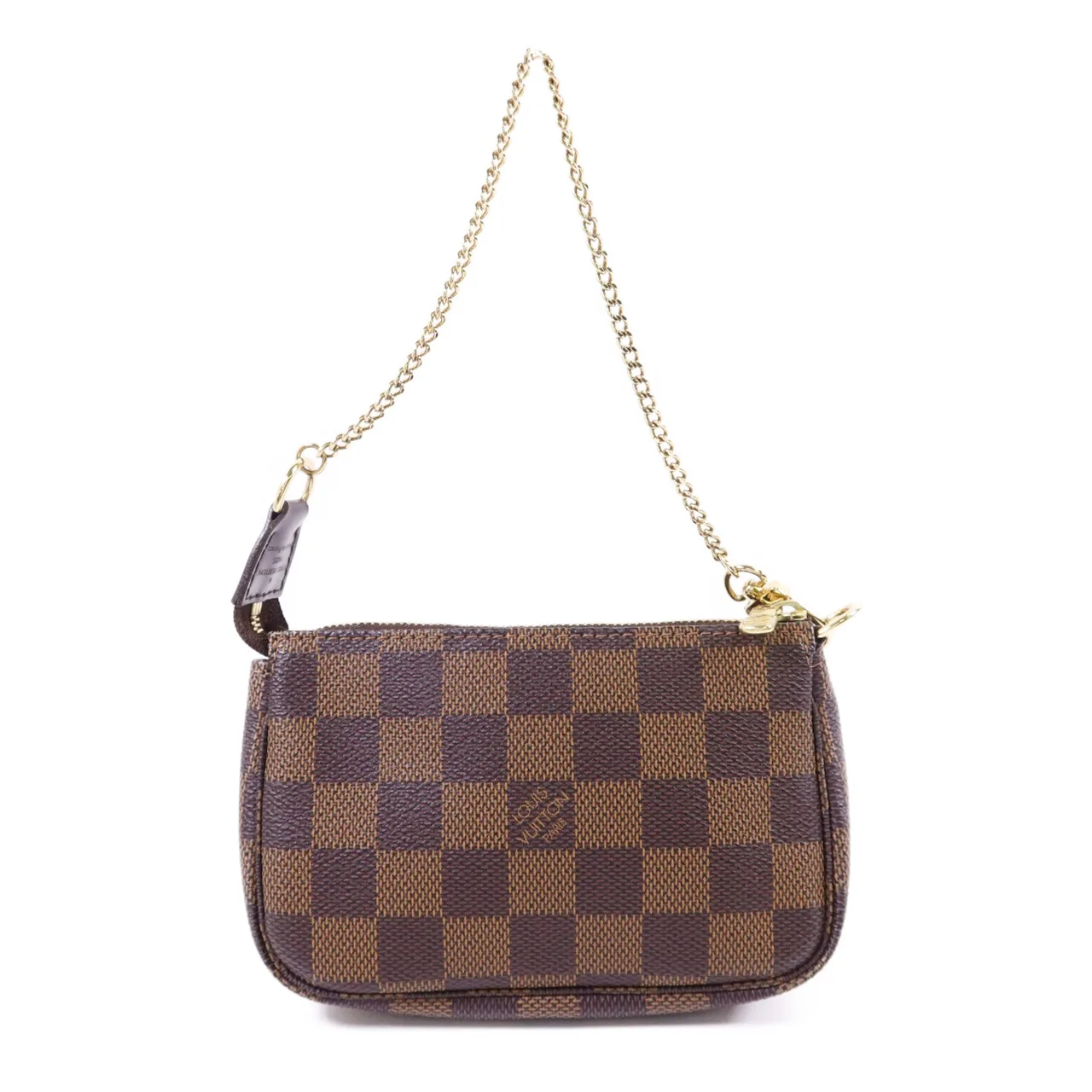 LOUIS VUITTON Pochette Accessoires N58009 化妝箱包 塗層帆布 棕色