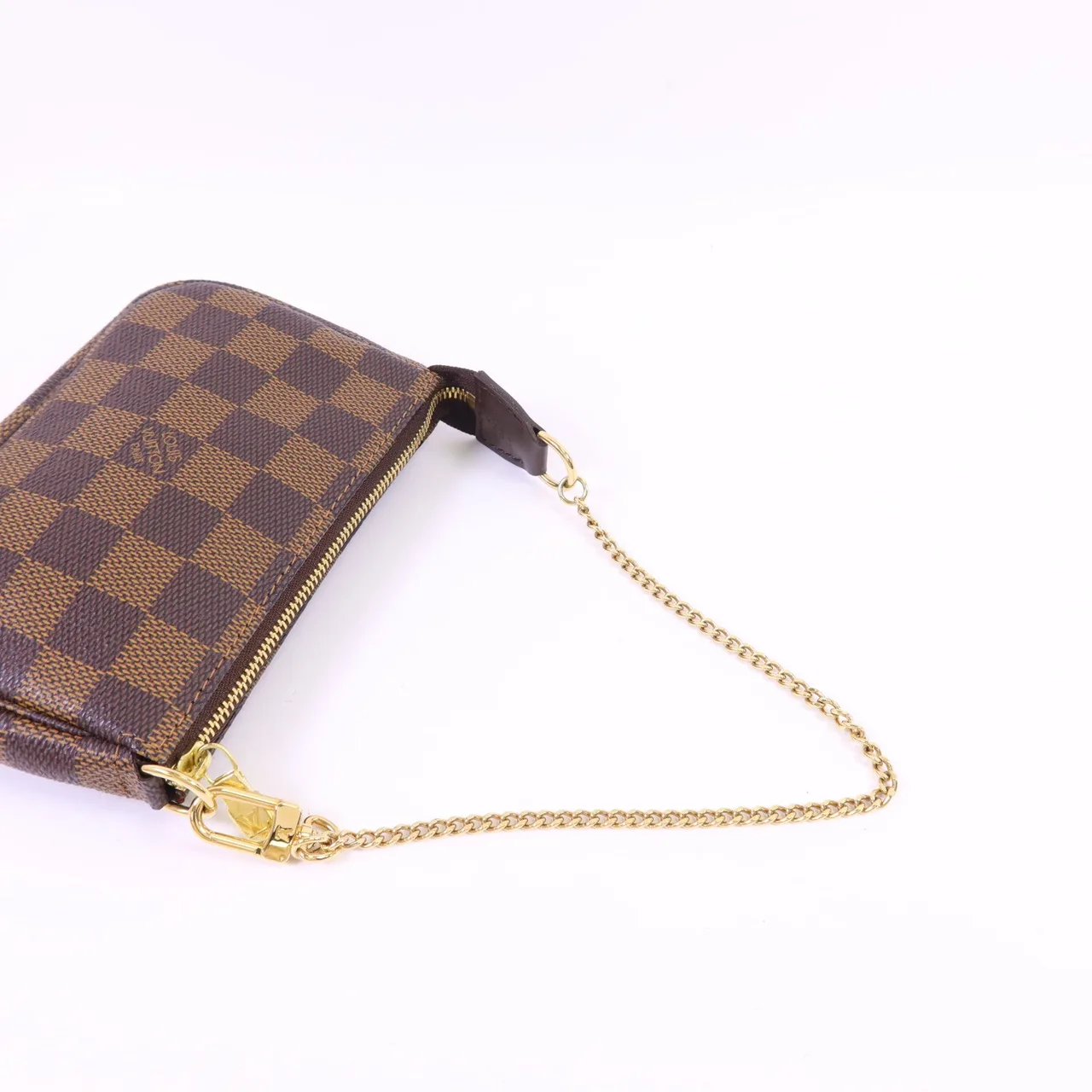 LOUIS VUITTON Pochette Accessoires N58009 化妝箱包 塗層帆布 棕色 塗層帆布 中古品A - 縮圖 5