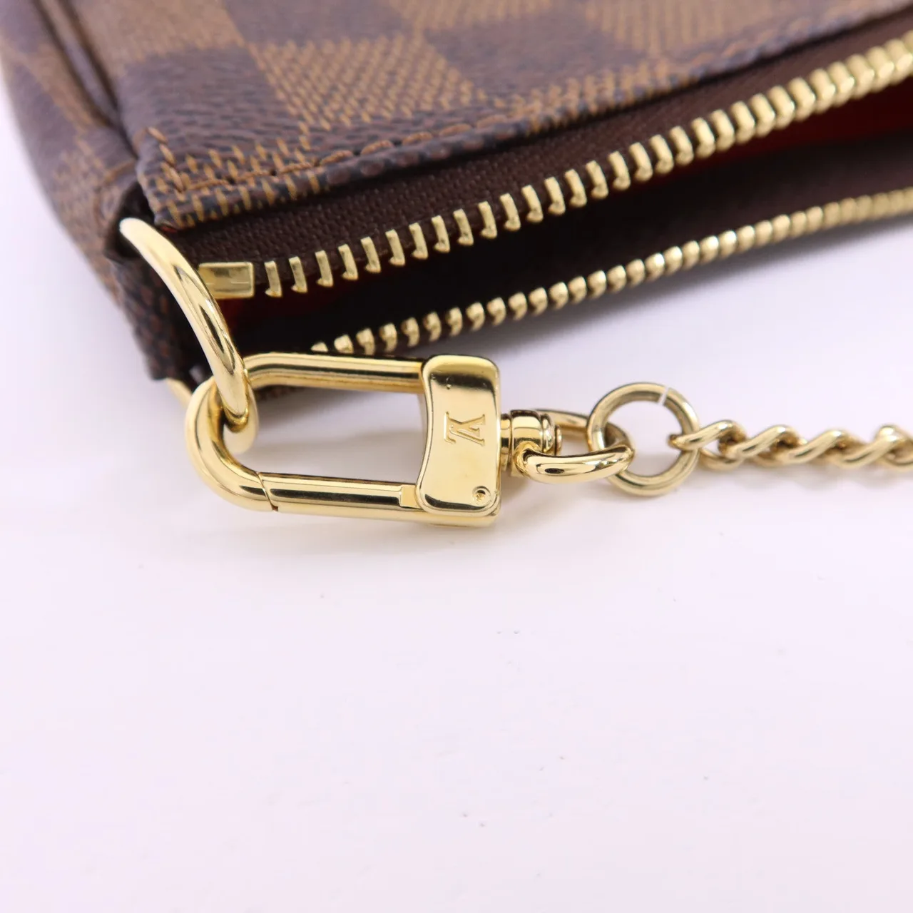 LOUIS VUITTON Pochette Accessoires N58009 化妝箱包 塗層帆布 棕色 塗層帆布 中古品A - 縮圖 10