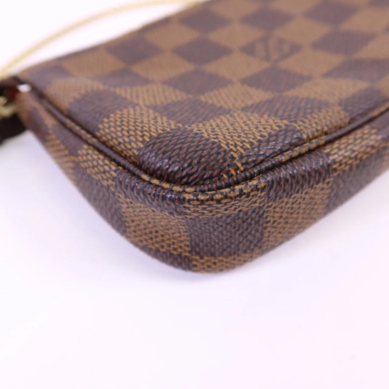 LOUIS VUITTON Pochette Accessoires N58009 化妝箱包 塗層帆布 棕色 塗層帆布 中古品A - 縮圖 12