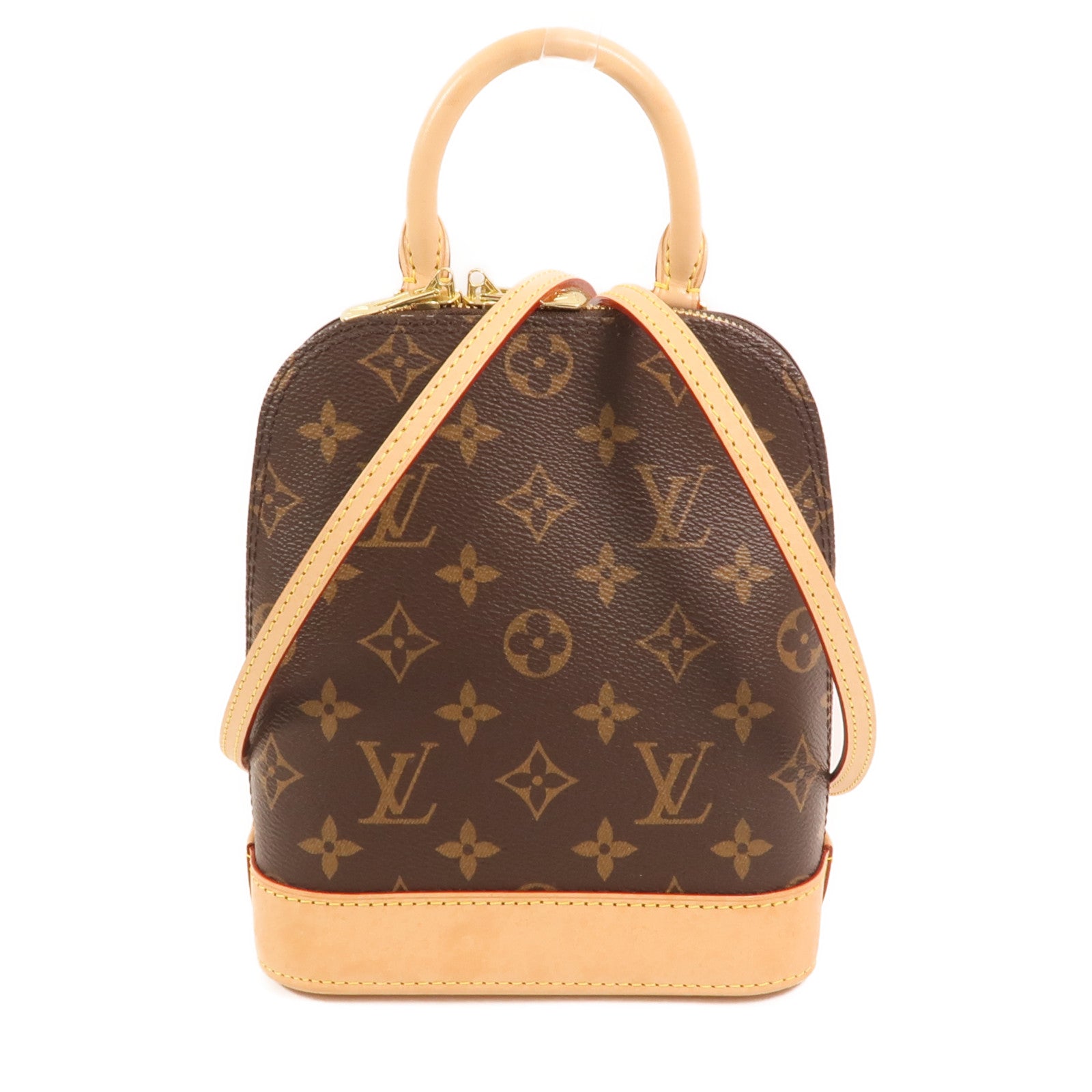 LOUIS VUITTON Alma M47132 Backpack Coated Canvas