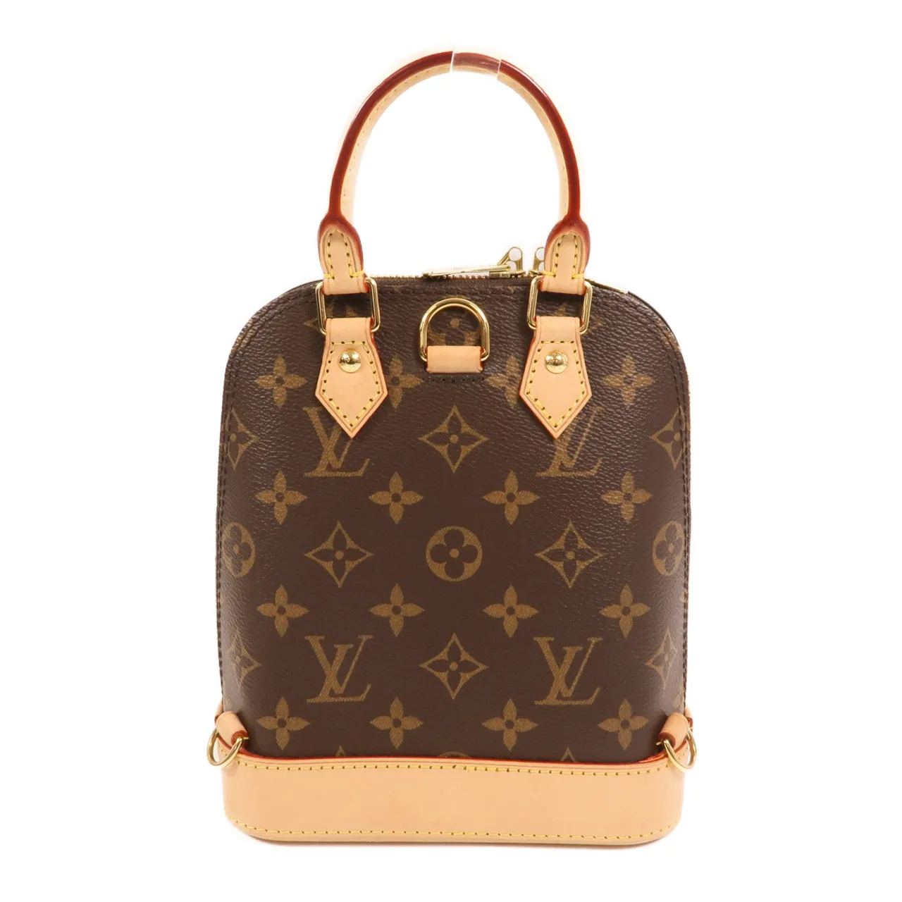 LOUIS VUITTON Alma M47132 背包 塗層帆布 棕色 / Monogram 塗層帆布 中古品A - 縮圖 2