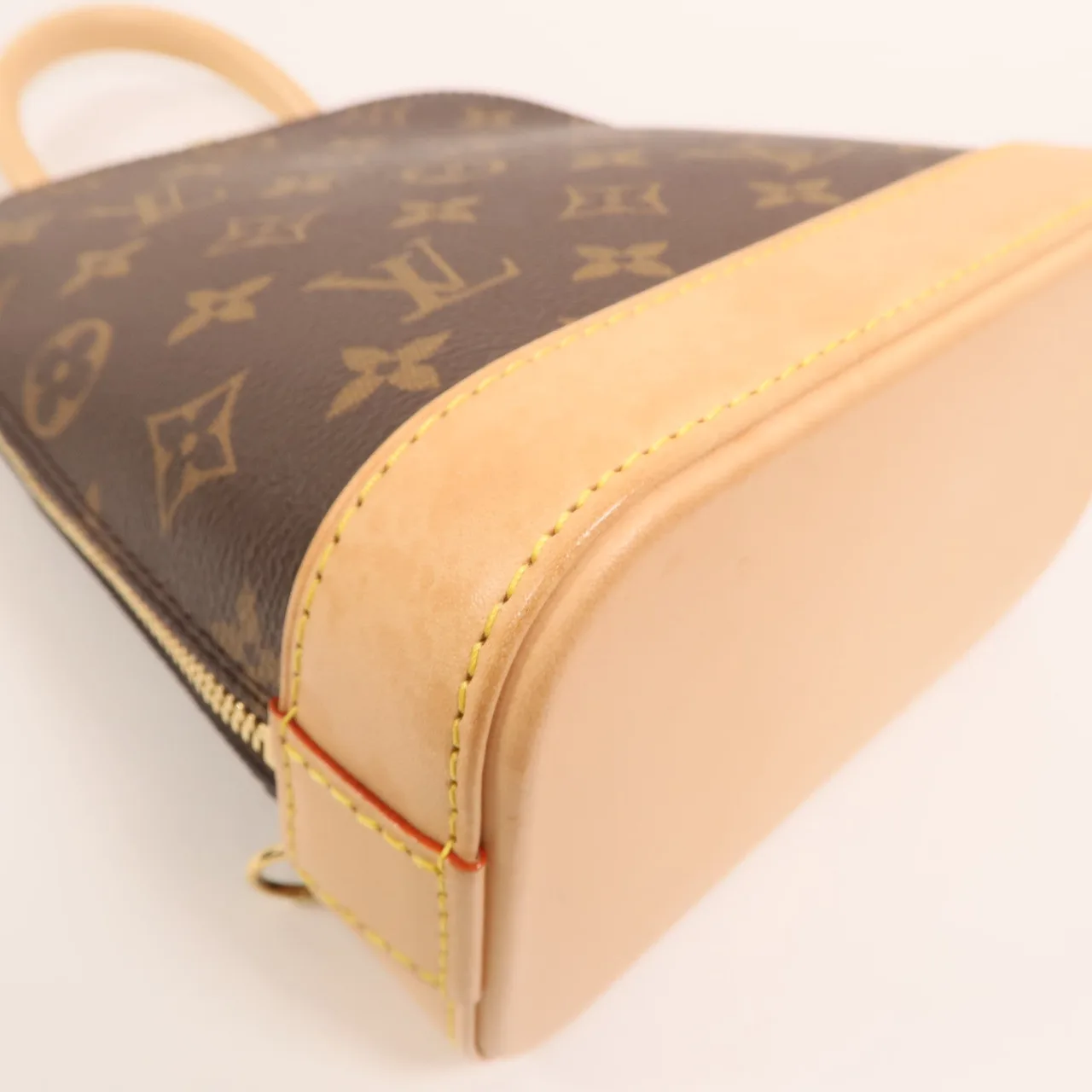 LOUIS VUITTON Alma M47132 背包 塗層帆布 棕色 / Monogram 塗層帆布 中古品A - 縮圖 12