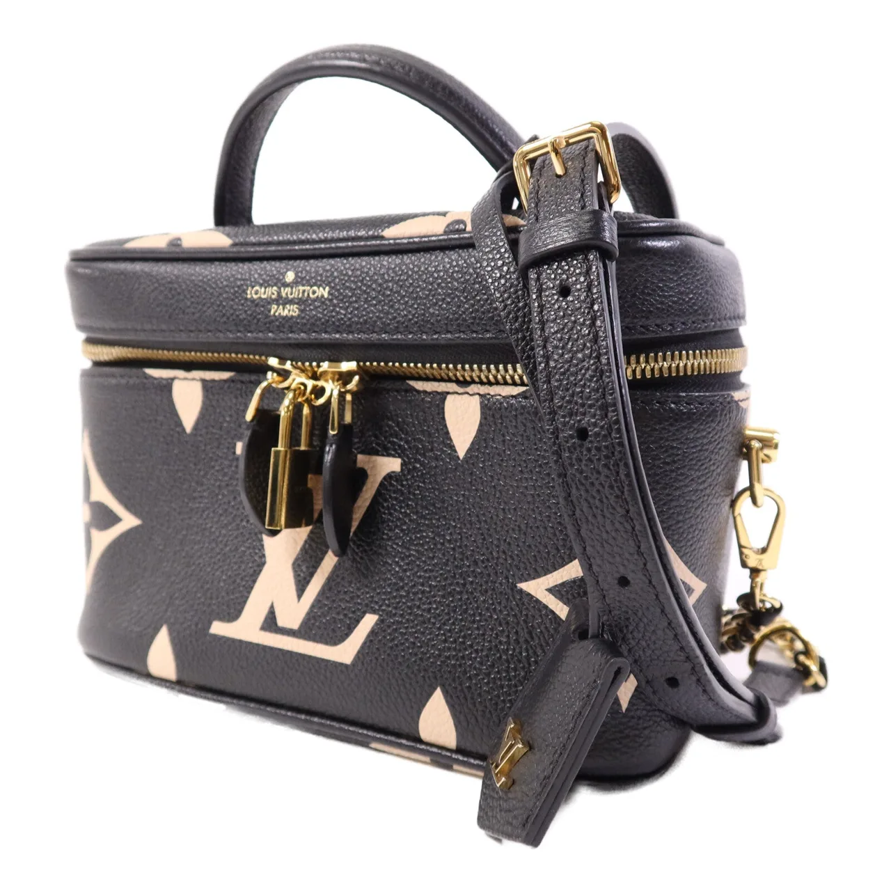LOUIS VUITTON Vanity M45780 2-Way Bag Calfskin 黑色 / Black Calfskin Rank A - Thumbnail 3