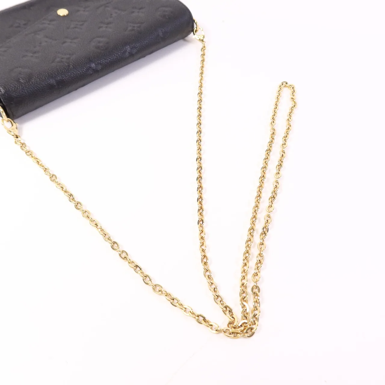 LOUIS VUITTON Felicie M82477 肩背包 牛皮 黑色 / Black 牛皮 中古品A - 縮圖 8