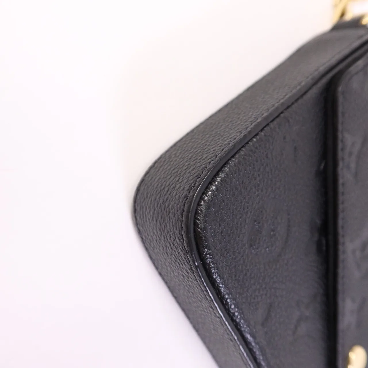 LOUIS VUITTON Felicie M82477 肩背包 牛皮 黑色 / Black 牛皮 中古品A - 縮圖 11